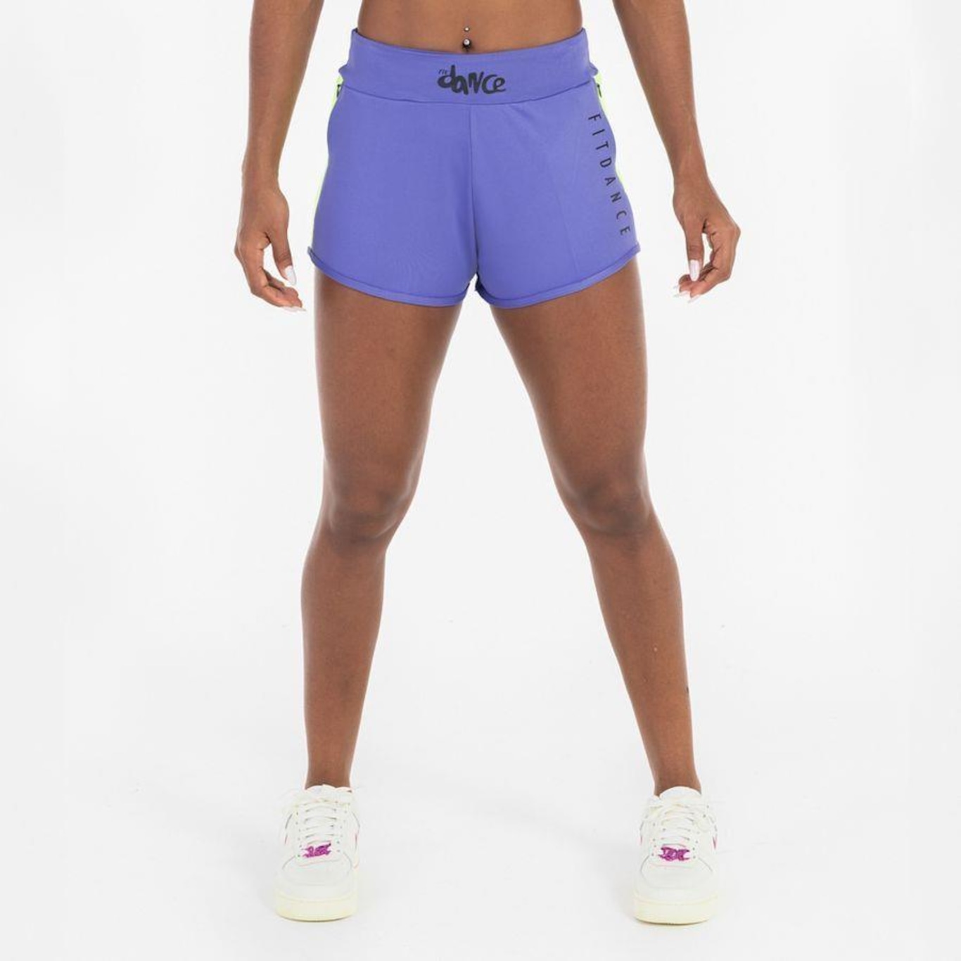 Shorts Bicolor FitDance - Feminino - Foto 1