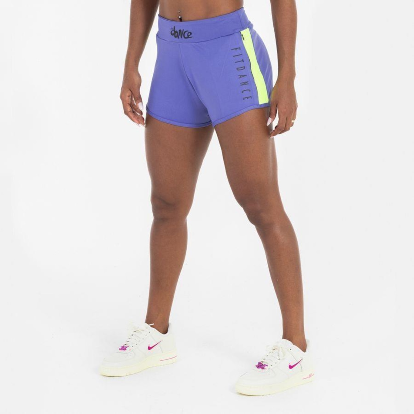 Shorts Bicolor FitDance - Feminino - Foto 2