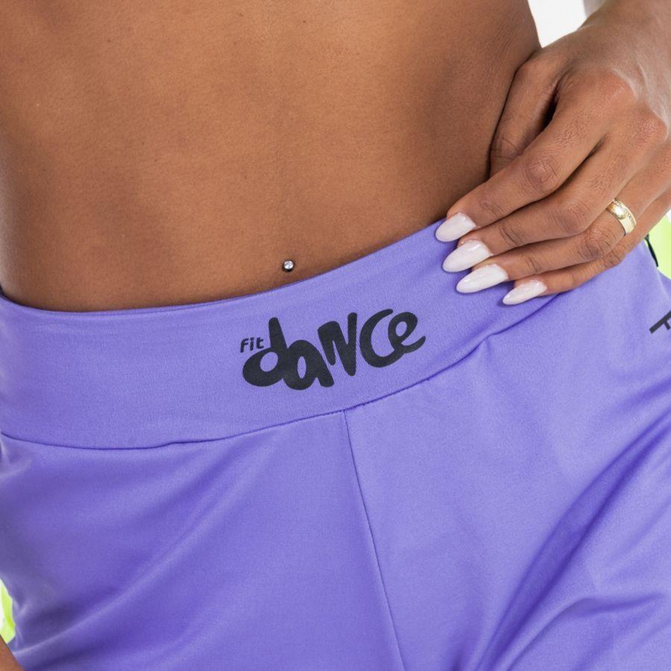 Shorts Bicolor FitDance - Feminino - Foto 5