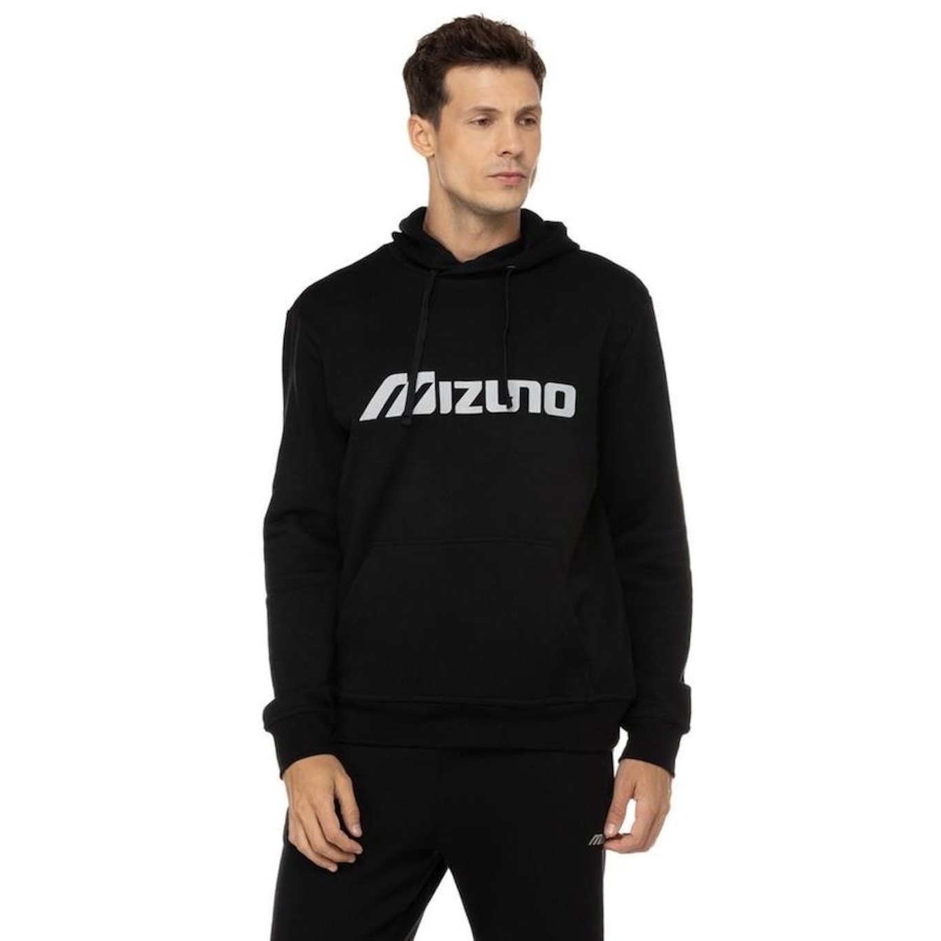 Blusão de Moletom com Capuz Mizuno Soft New - Masculino - Foto 1