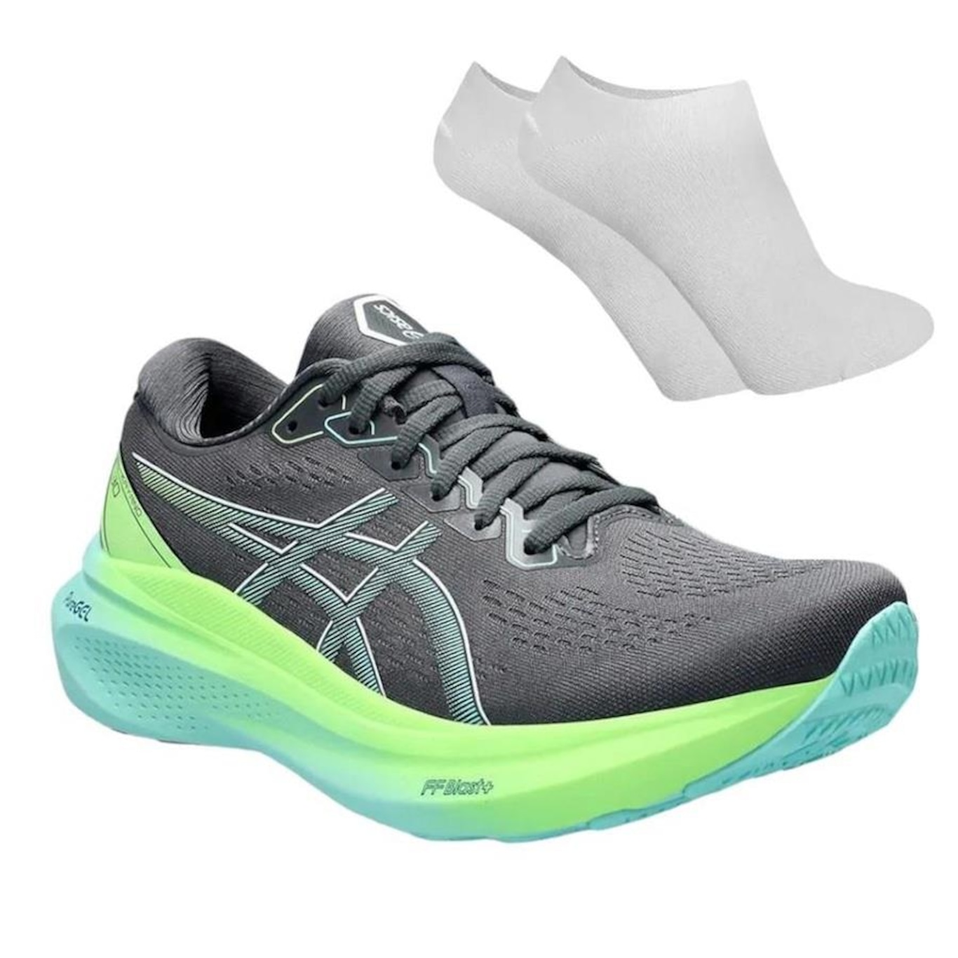 Kit Tênis Asics Gel-Kayano 30 + Meia - Masculino - Foto 1