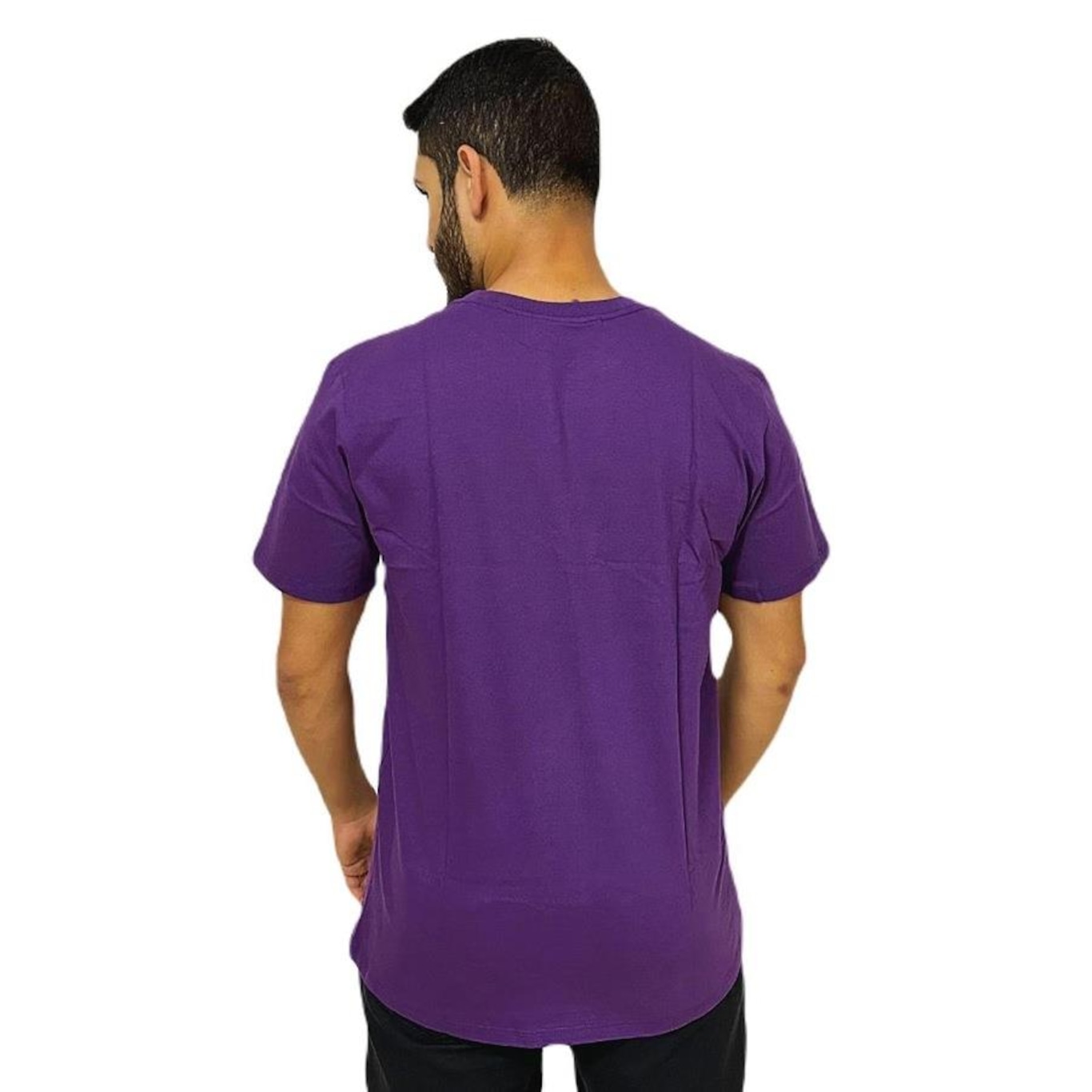 Camiseta Nba Lakers Metallic Basquete - Masculina - Foto 3