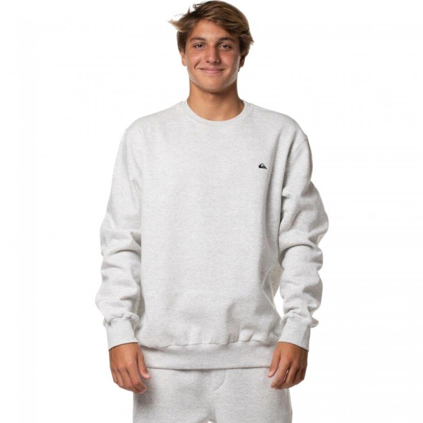 Blusão de Moletom Quiksilver Care Embroidery - Masculino - Foto 1