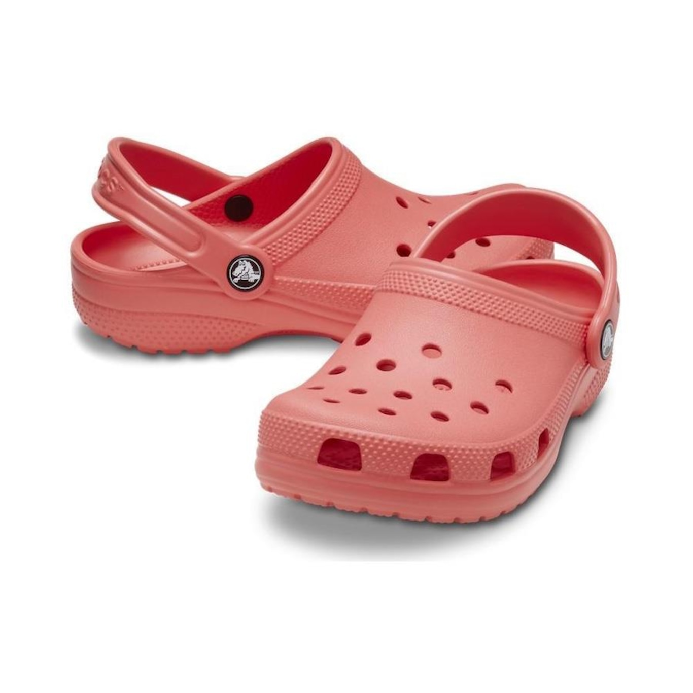 Sandália Crocs Classic Clog Kids  Neon Watermelon - Infantil - Foto 3