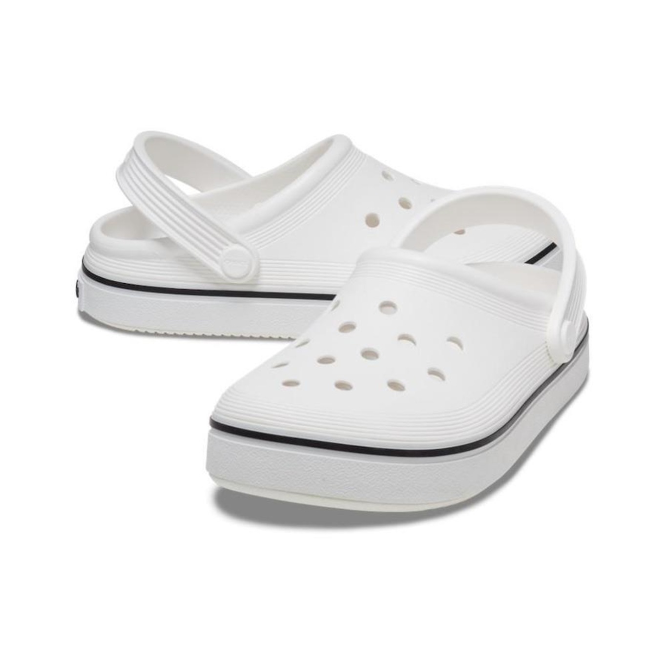 Sandália Crocs Crocband Off Court Clog Toddler - Infantil - Foto 4