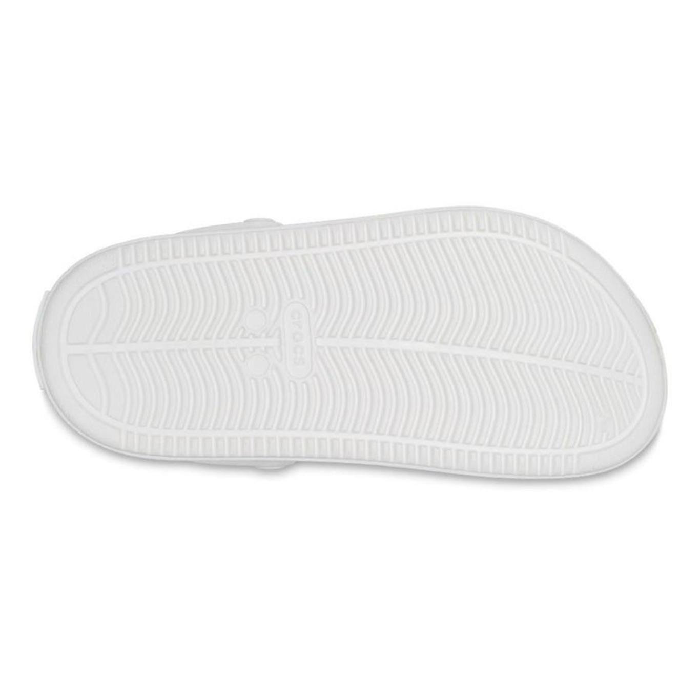 Sandália Crocs Crocband Off Court Clog Kids White - Infantil - Foto 3