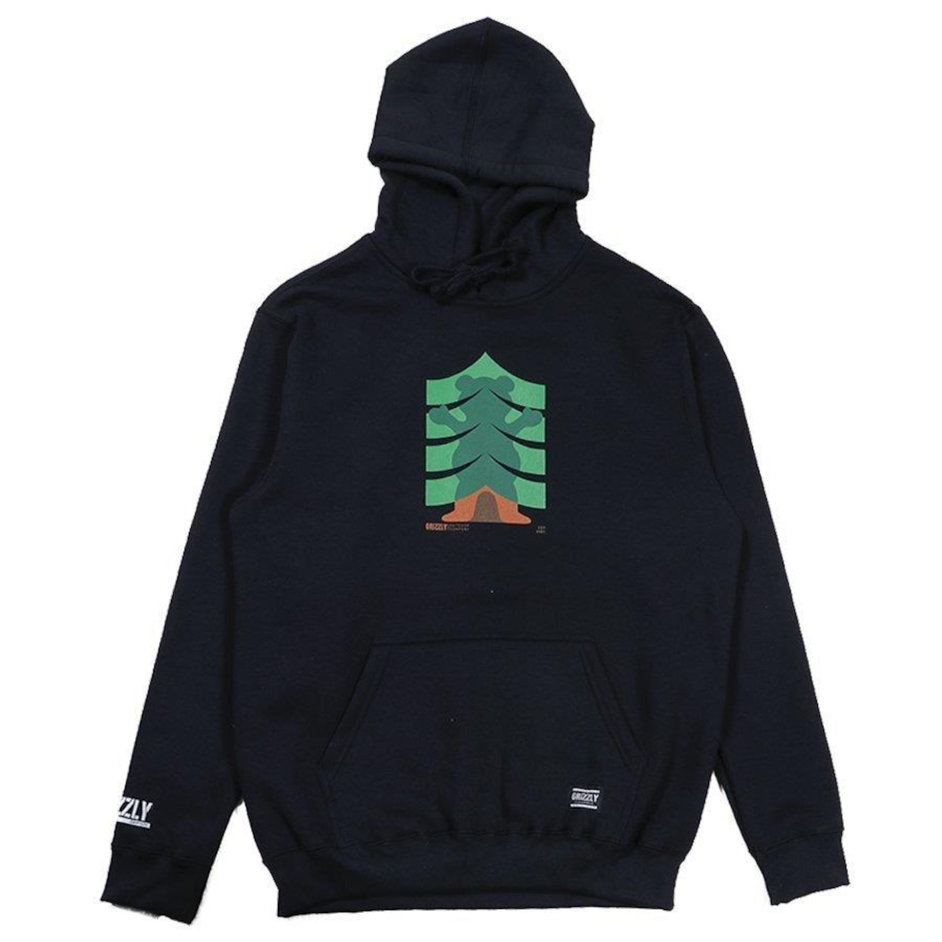 Blusão de Moletom Grizzly Stronger Branches Hoodie - Masculino - Foto 1