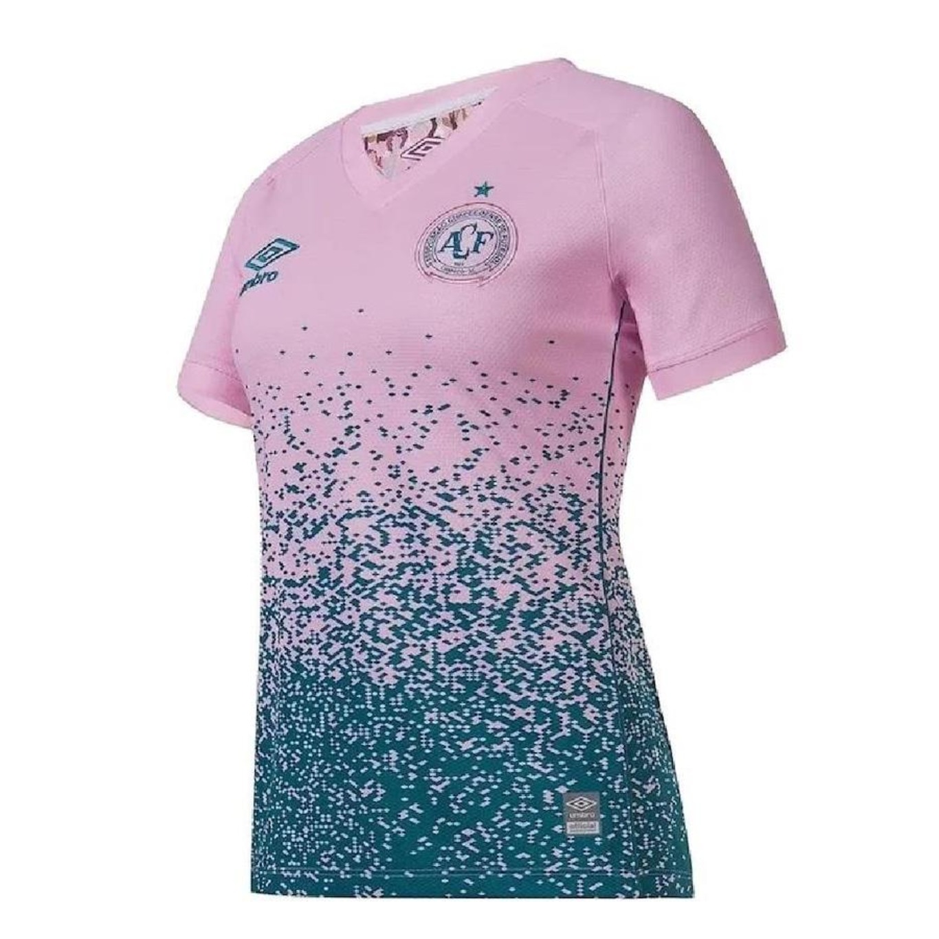 Camisa da Chapecoense Outubro Rosa 2021 Umbro - Feminina - Foto 3