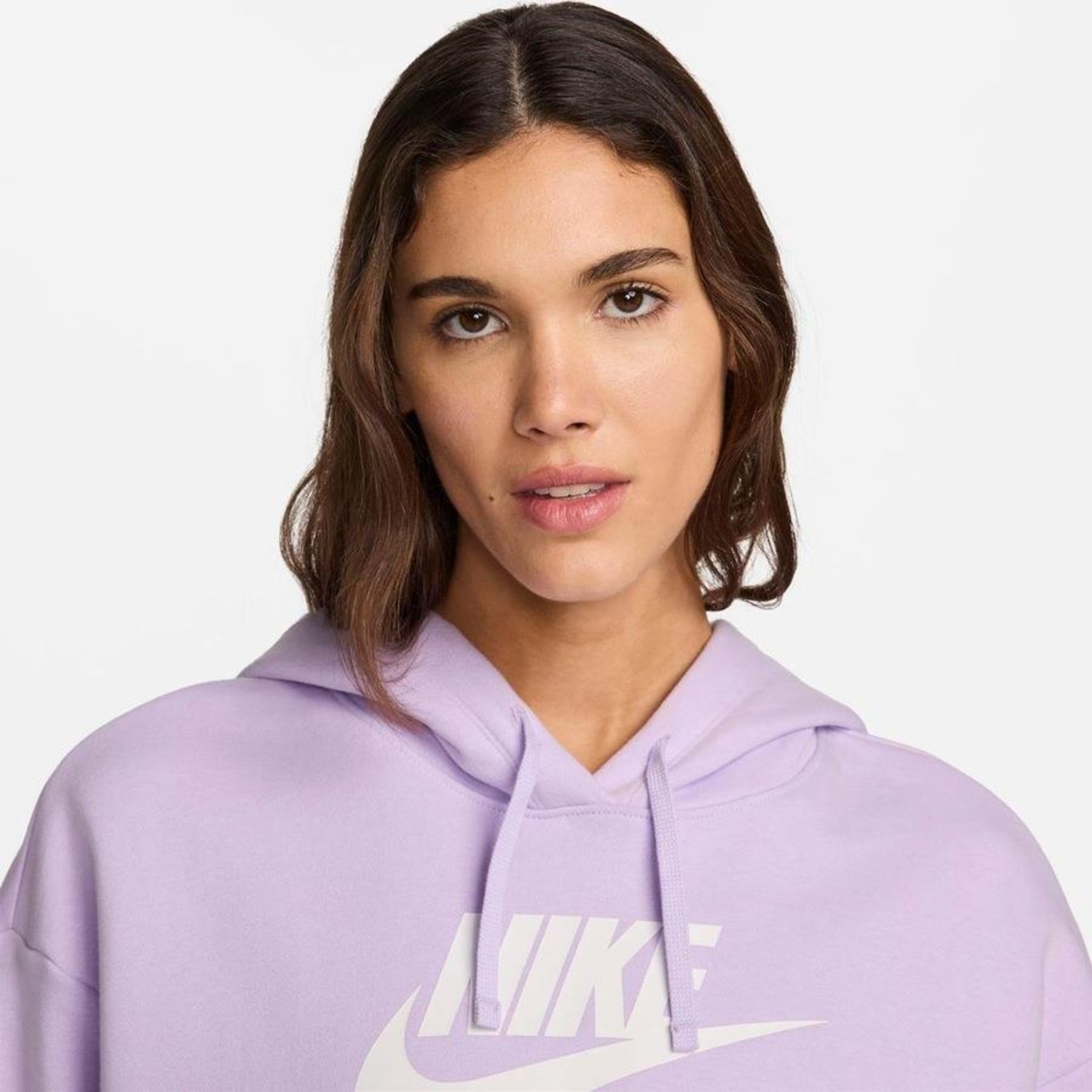 Blusão Nike Sportswear Club Fleece Crop - Feminino - Foto 3