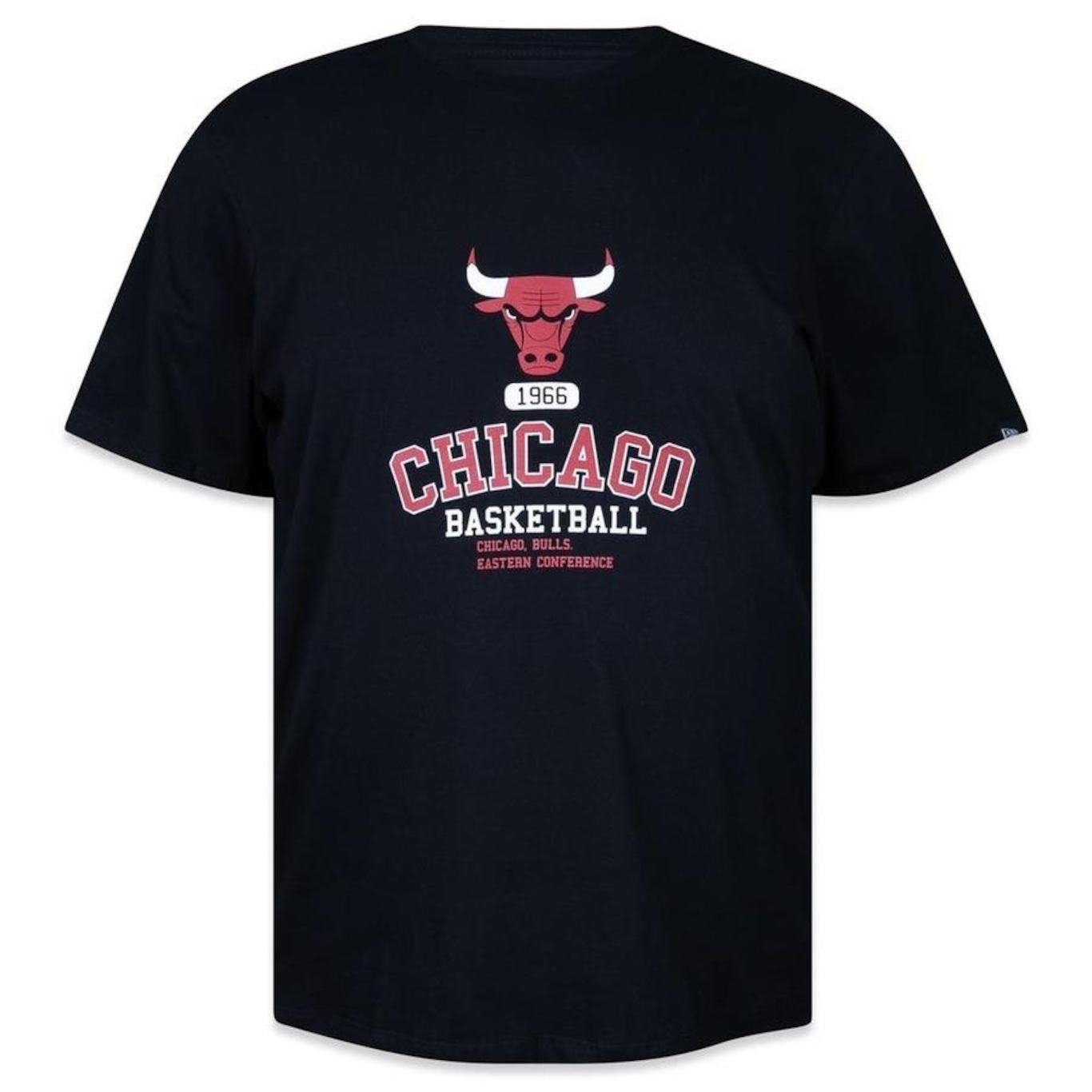 Camiseta New Era Plus Size Regular Chicago Bulls - Masculina - Foto 1