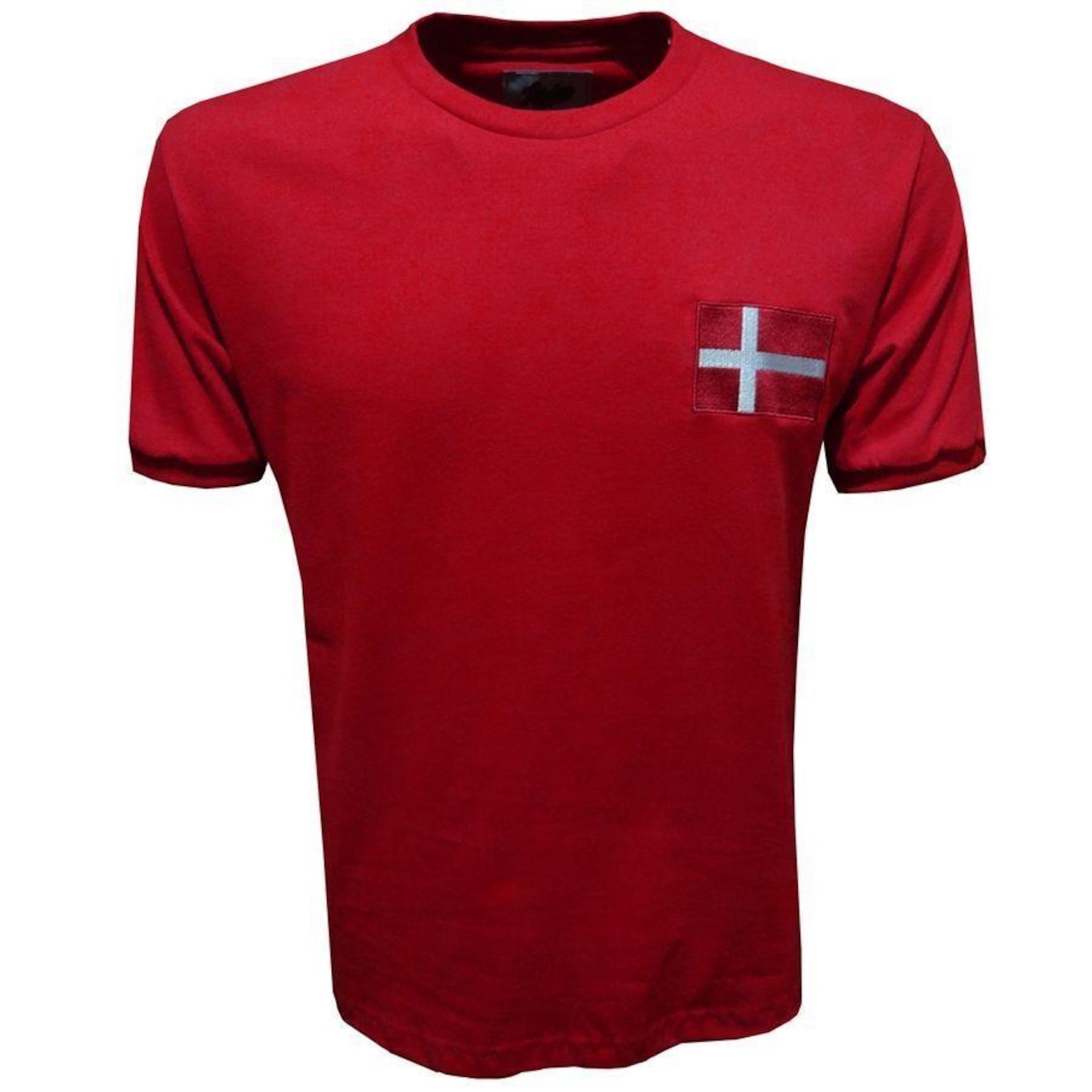 Camiseta Dinamarca 1970 Liga Retro - Masculina - Foto 1