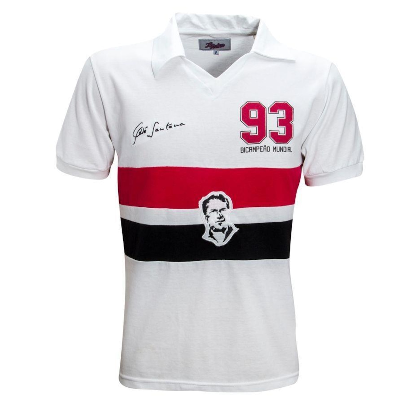 Camisa Telê Santana SP 1993 Liga Retro - Masculina - Foto 1