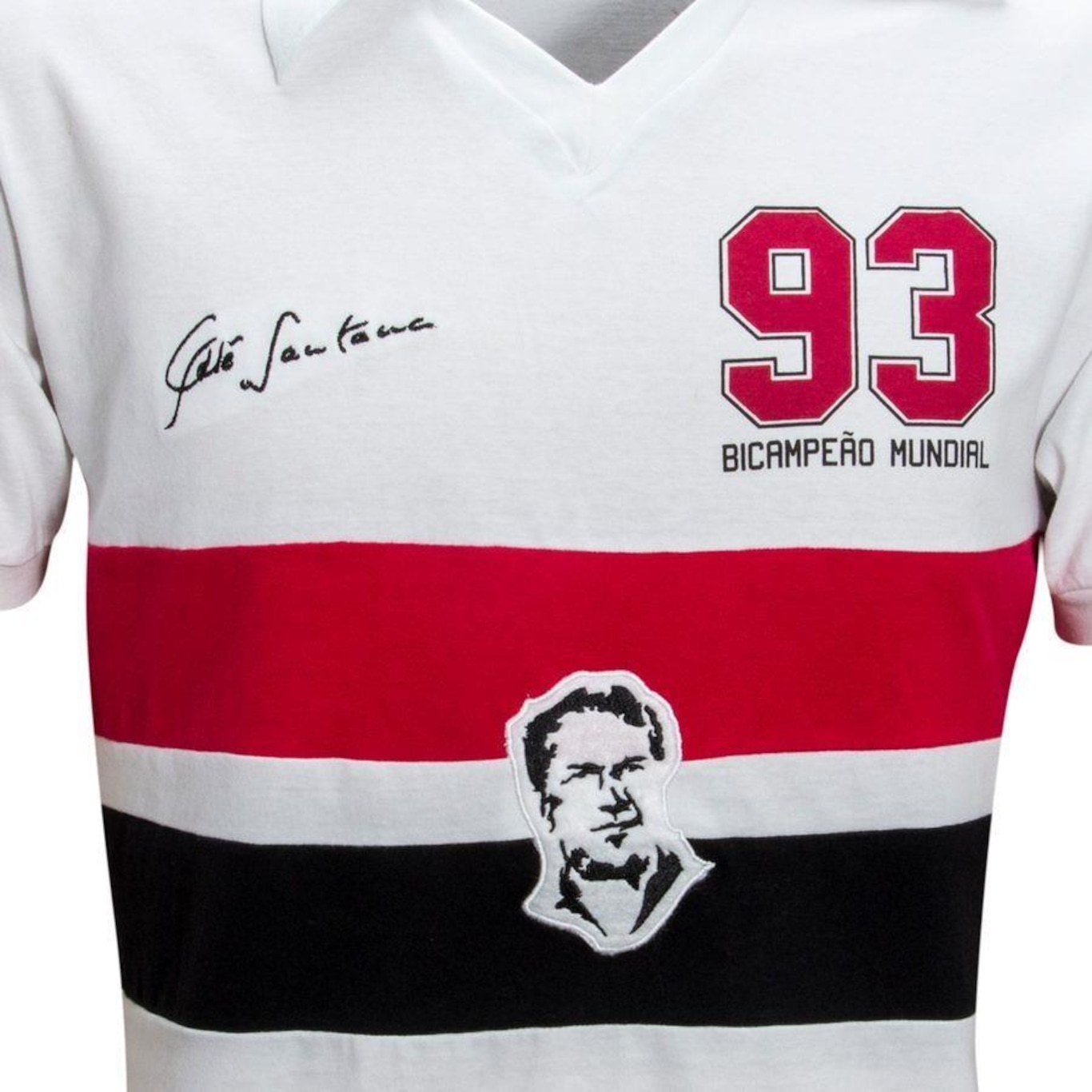 Camisa Telê Santana SP 1993 Liga Retro - Masculina - Foto 4