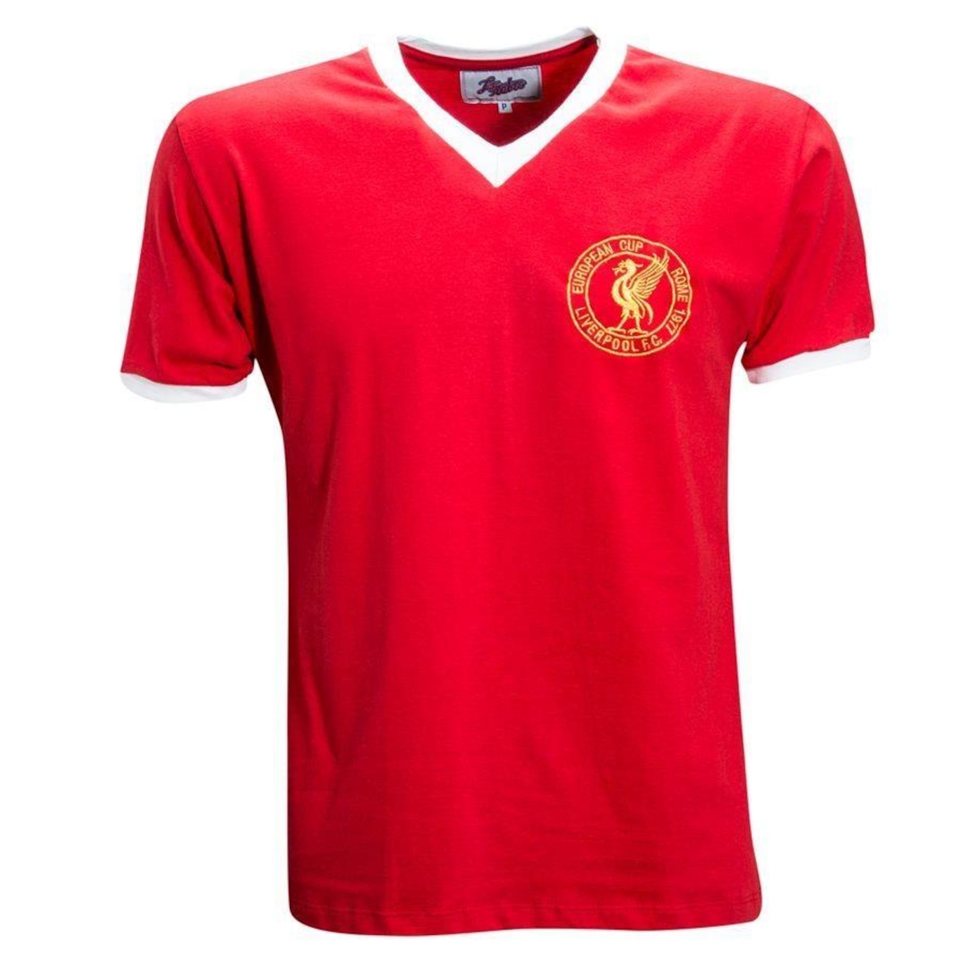 Camisa Liverpool 1977 - Liga Retro - Masculina - Foto 1