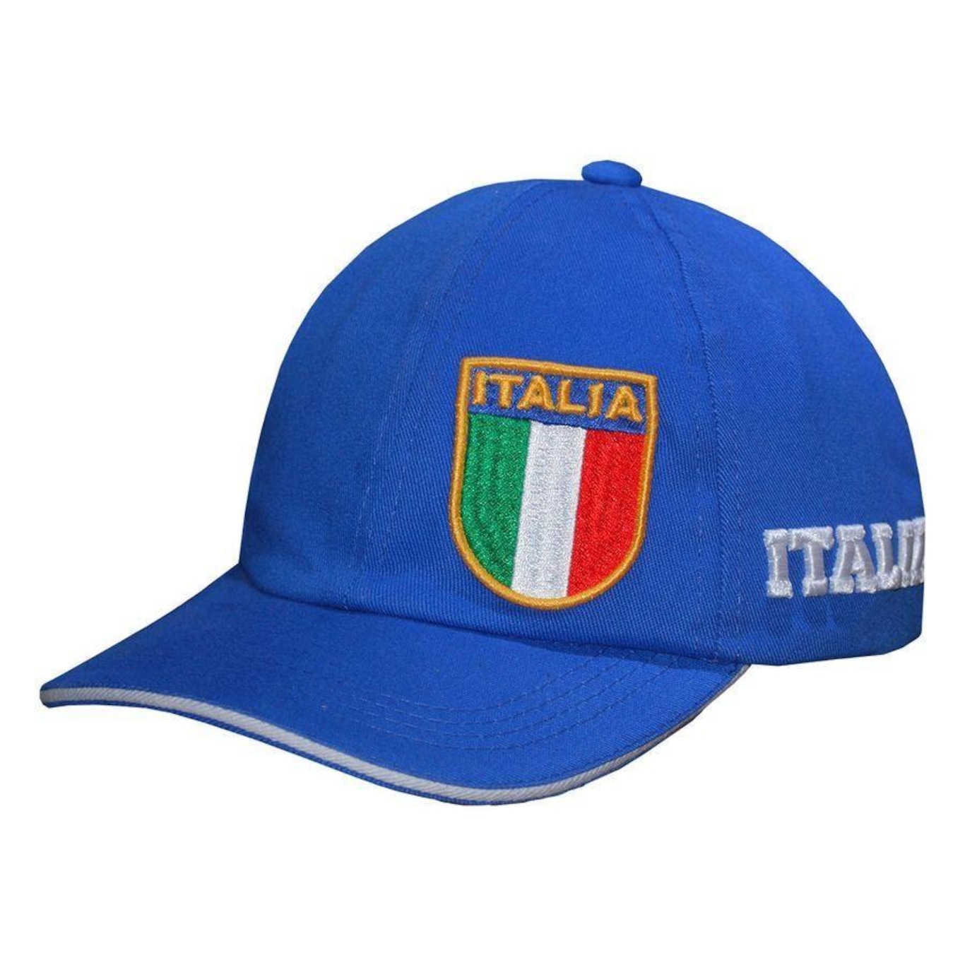 Boné Aba Curva Itália 1982 Liga Retrô - Strapback - Adulto - Foto 1