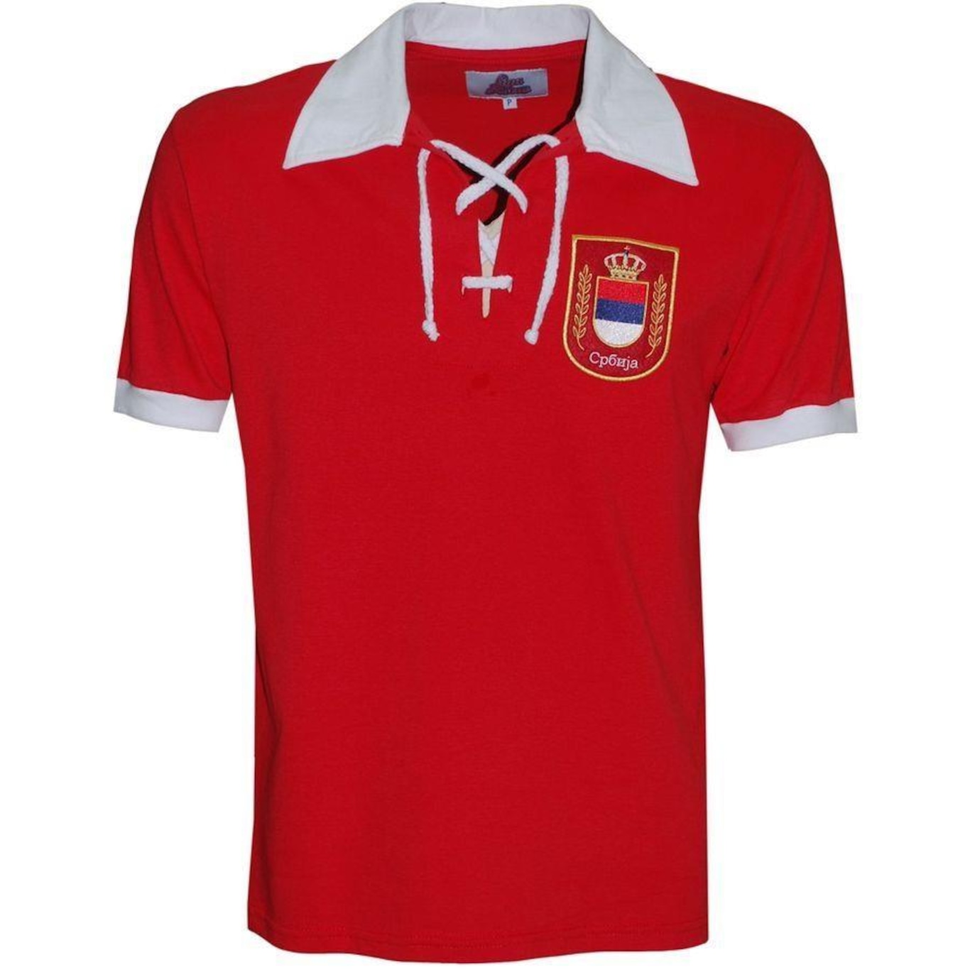 Camisa Sérvia 1930 Liga Retro - Masculina - Foto 1