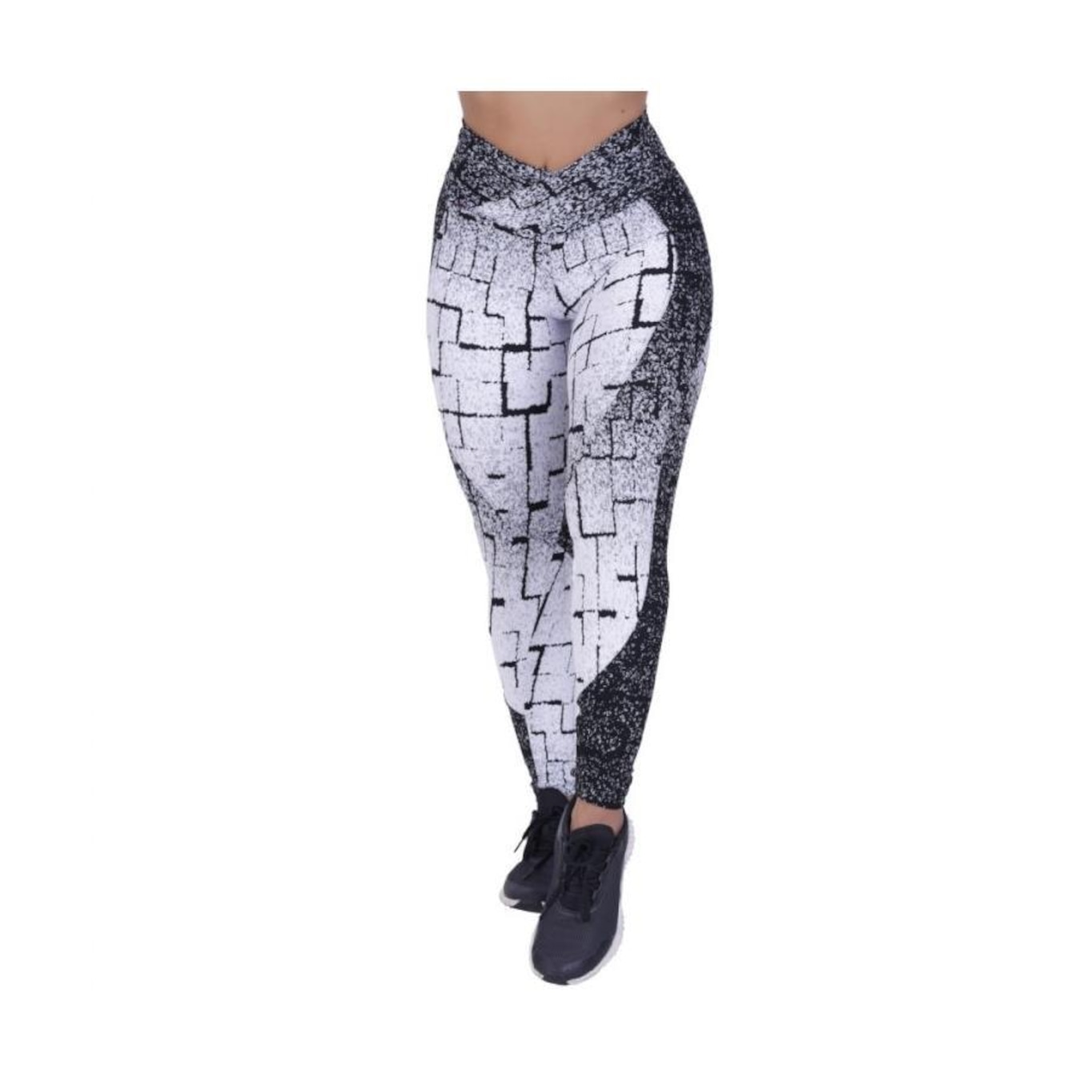 Legging Fitness Orbis Fitness Feminina Recortes Degrade Cós Transpassado - Foto 4