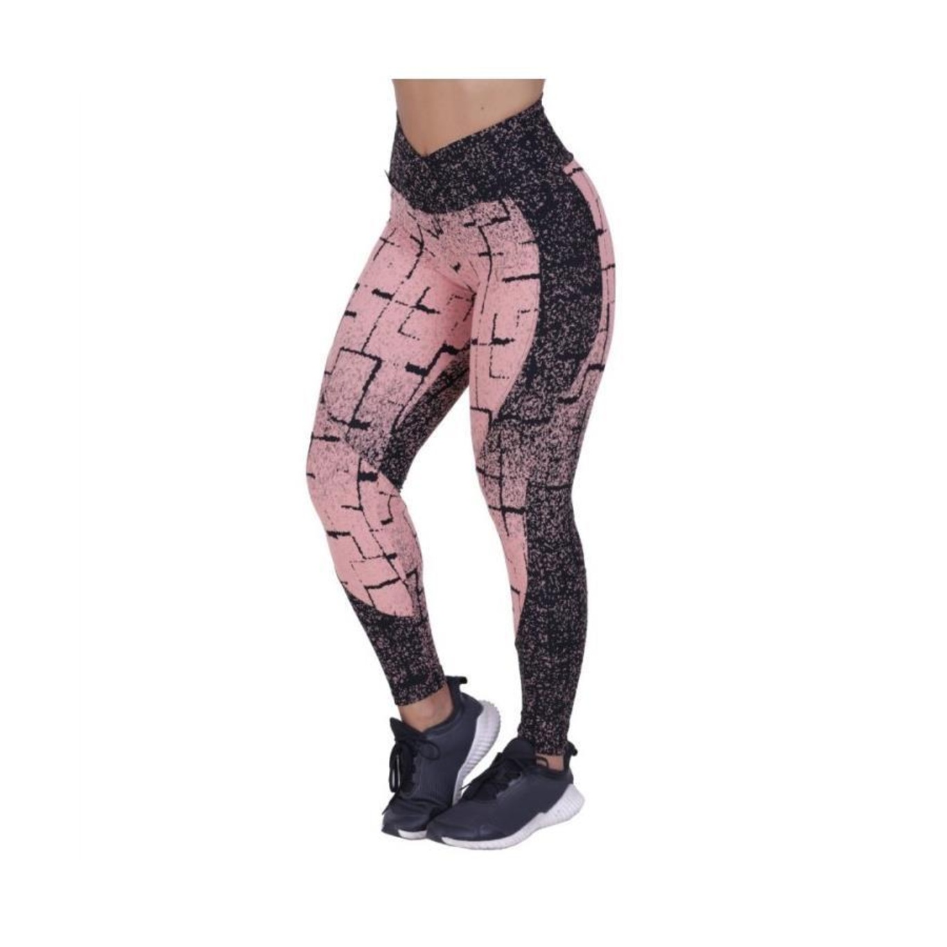 Legging Fitness Orbis Fitness Feminina Recortes Degrade Cós Transpassado - Foto 3