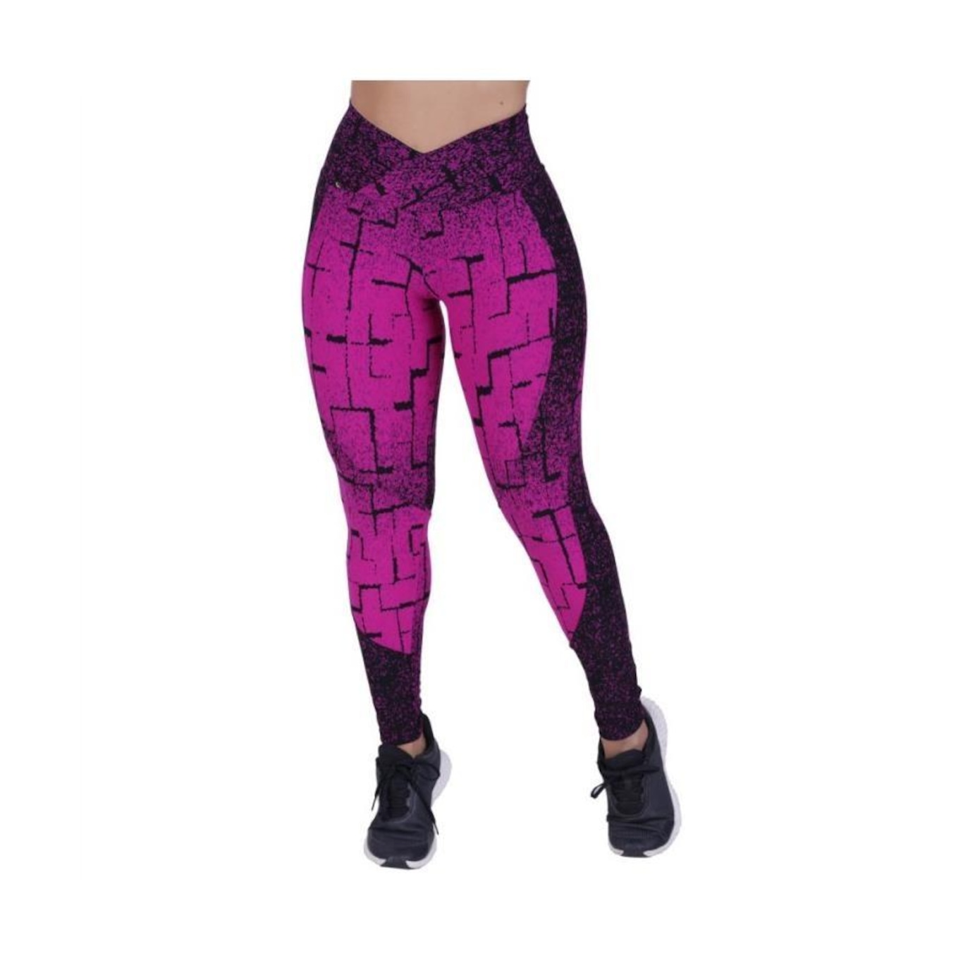 Legging Fitness Orbis Fitness Feminina Recortes Degrade Cós Transpassado - Foto 2