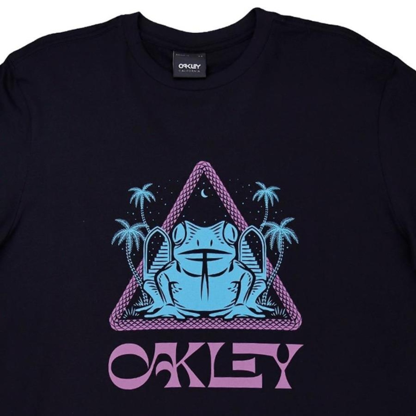 Camiseta Oakley Psy Frog Triangle Print - Masculina - Foto 3