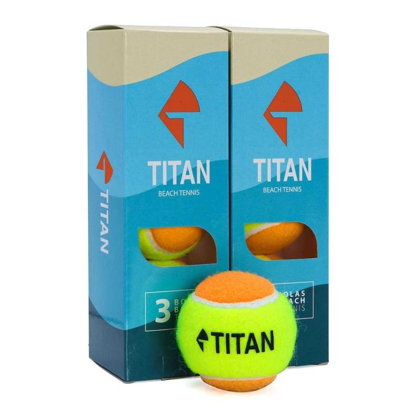 Bola de Beach Tennis Titan - Pack com 06 Bolas - Foto 4