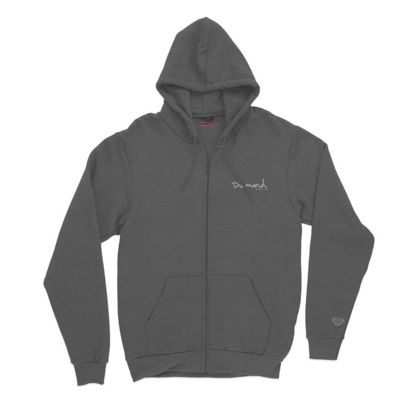 Jaqueta de Moletom com Capuz Diamond Og Script Hoodie - Masculina - Foto 1