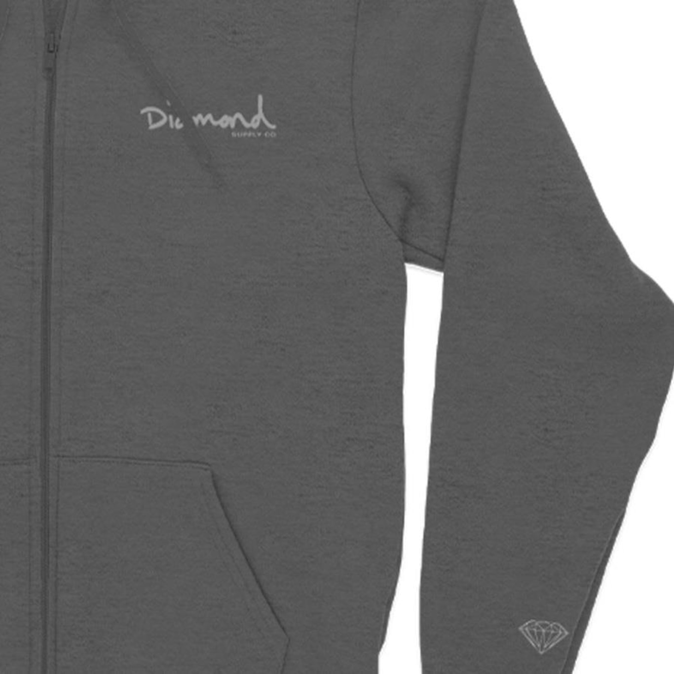 Jaqueta de Moletom com Capuz Diamond Og Script Hoodie - Masculina - Foto 2