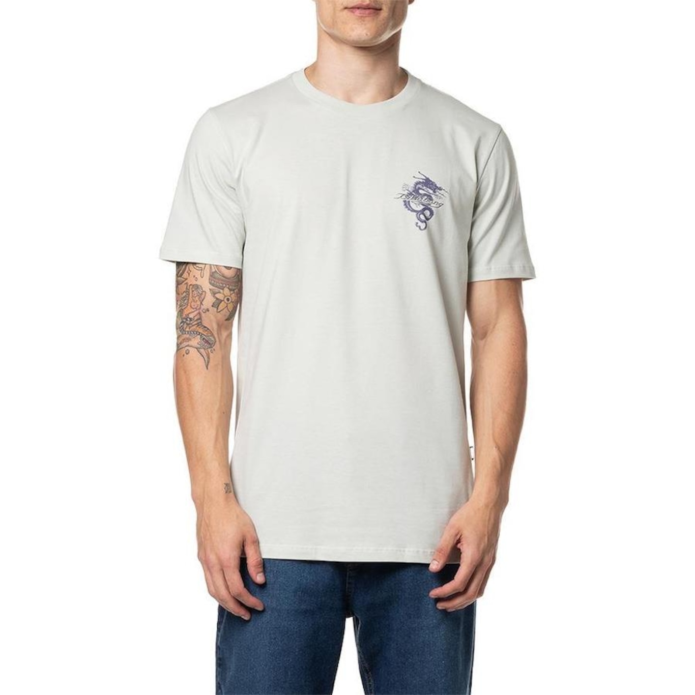 Camiseta Billabong Enter The Dragon - Masculina - Foto 1