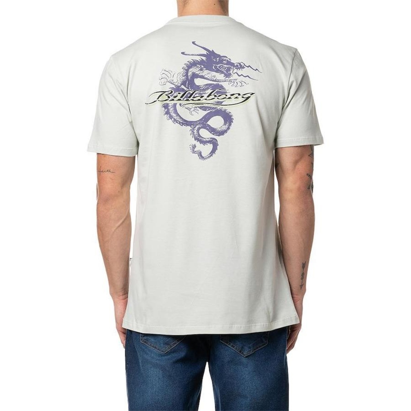 Camiseta Billabong Enter The Dragon - Masculina - Foto 2