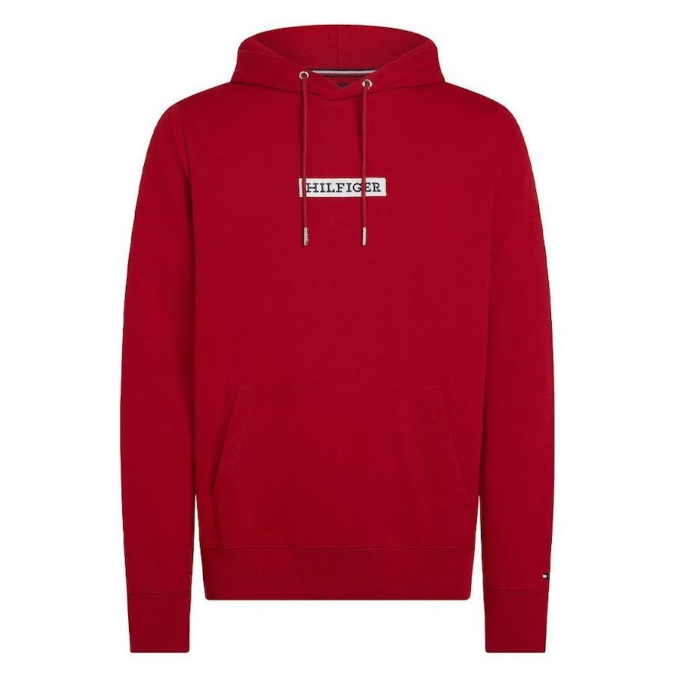 Blusão de Moletom Tommy Hilfiger Canguru Monotype Box Hoody - Masculino - Foto 1