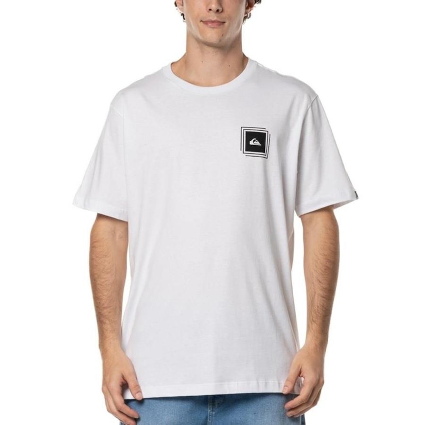 Camiseta Quiksilver Omni Square - Masculina - Foto 1