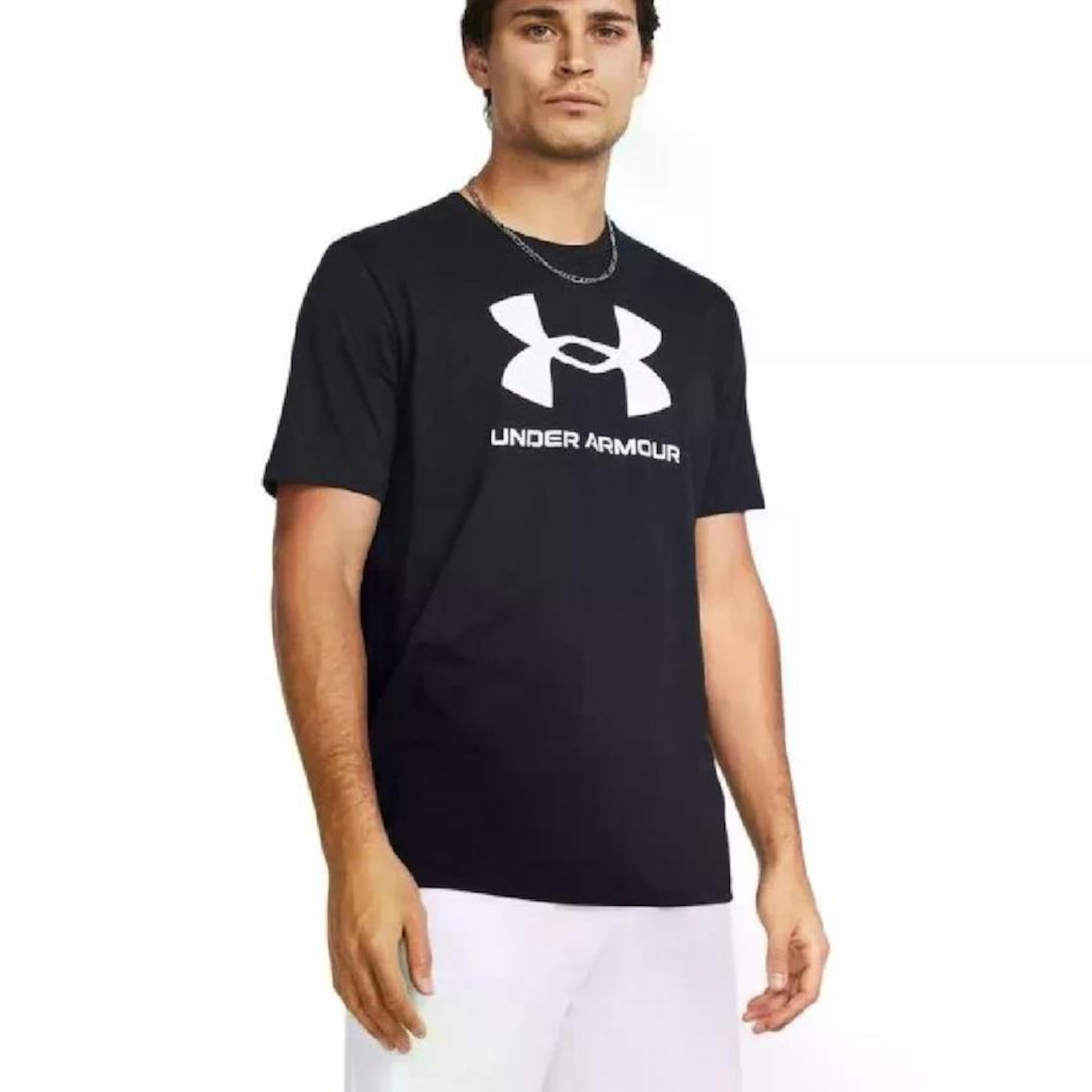 Camiseta Under Armour Sportstyle Logo - Masculina - Foto 1