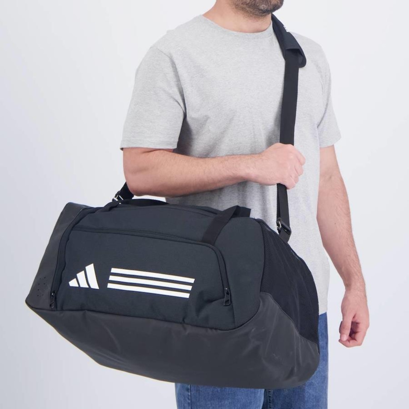 Mala adidas Duffel Treino M - Unissex - Foto 1