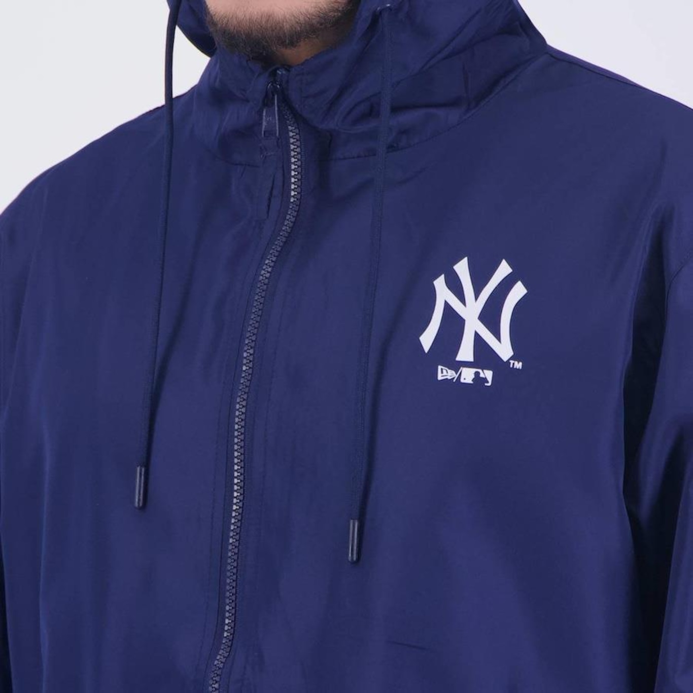 Jaqueta New Era Corta Vento Mlb New York Yankees Basic - Masculina - Foto 5