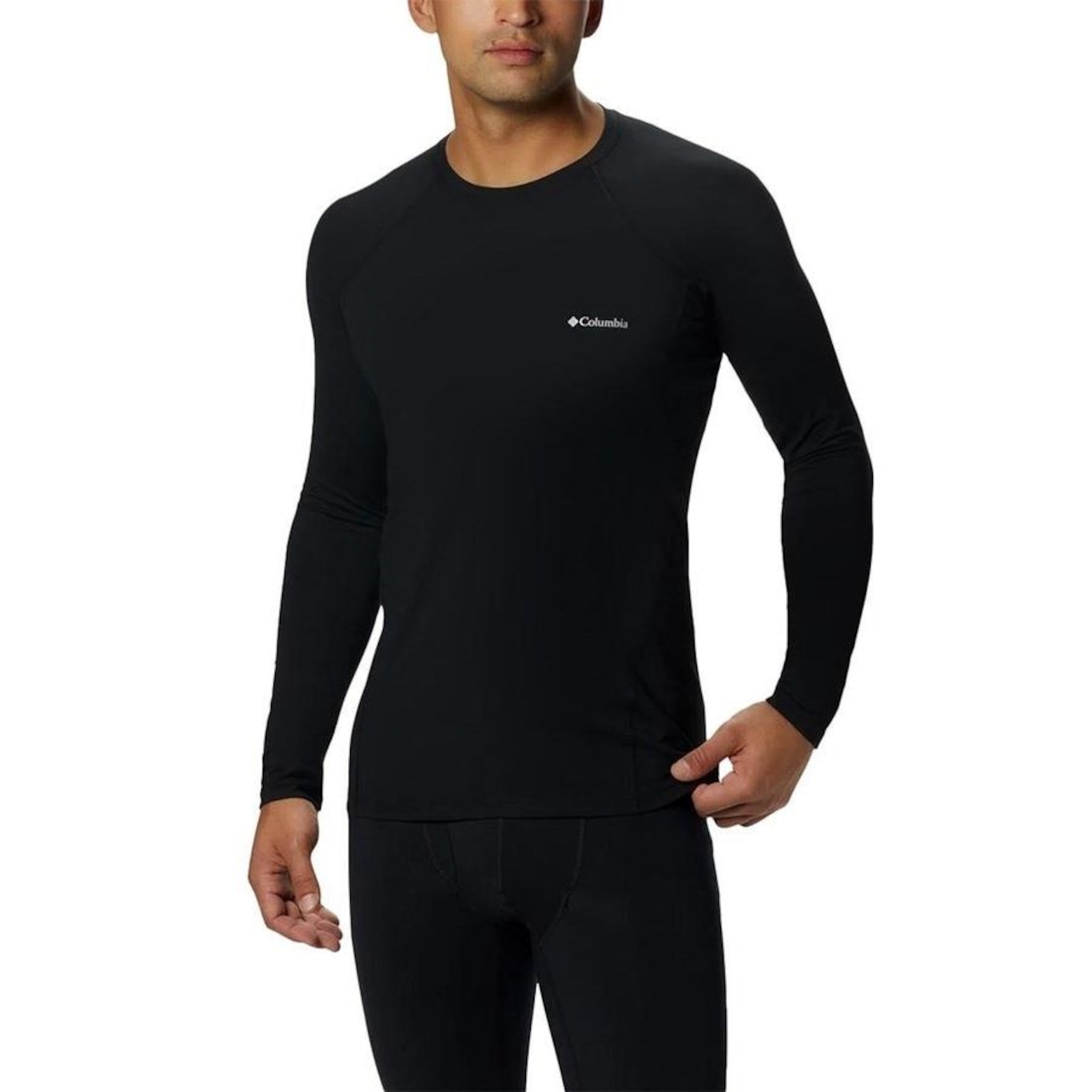 Camisa Térmica Columbia Manga Longa Baselayer Midweight Stretch II - Masculina - Foto 1