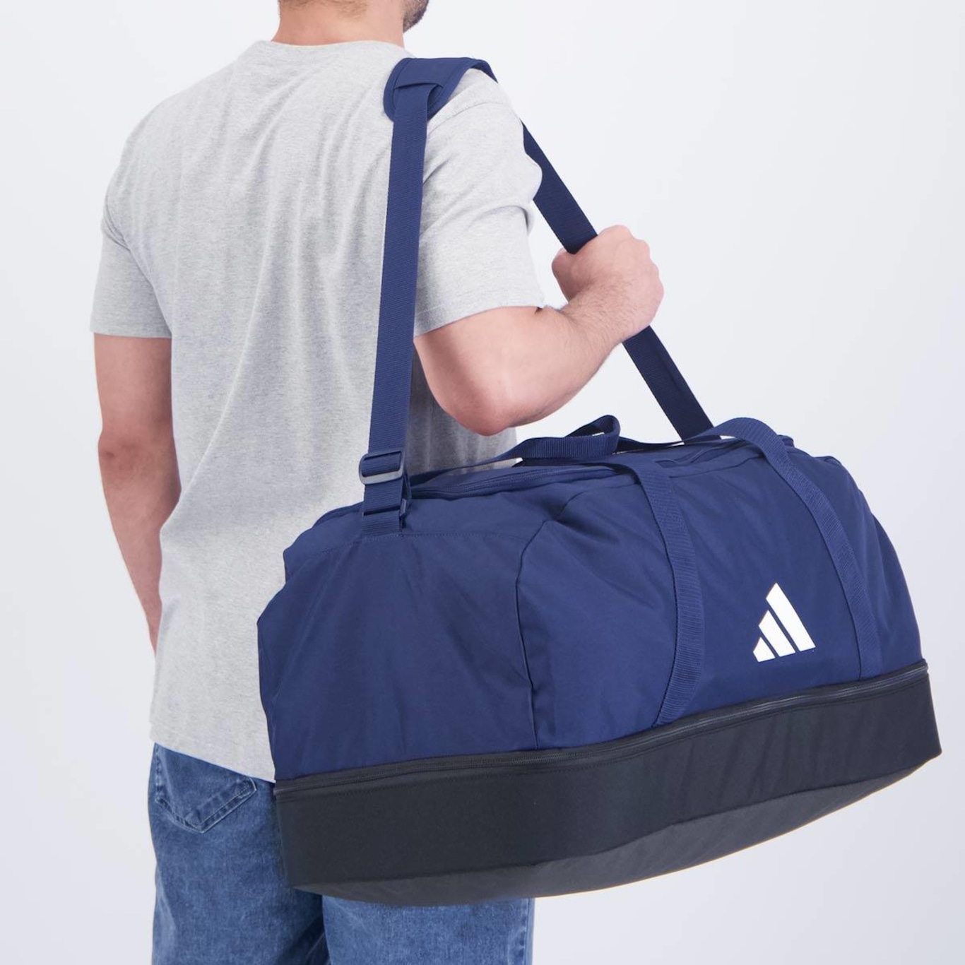 Mala adidas Duffle Tiro Grande - Foto 3