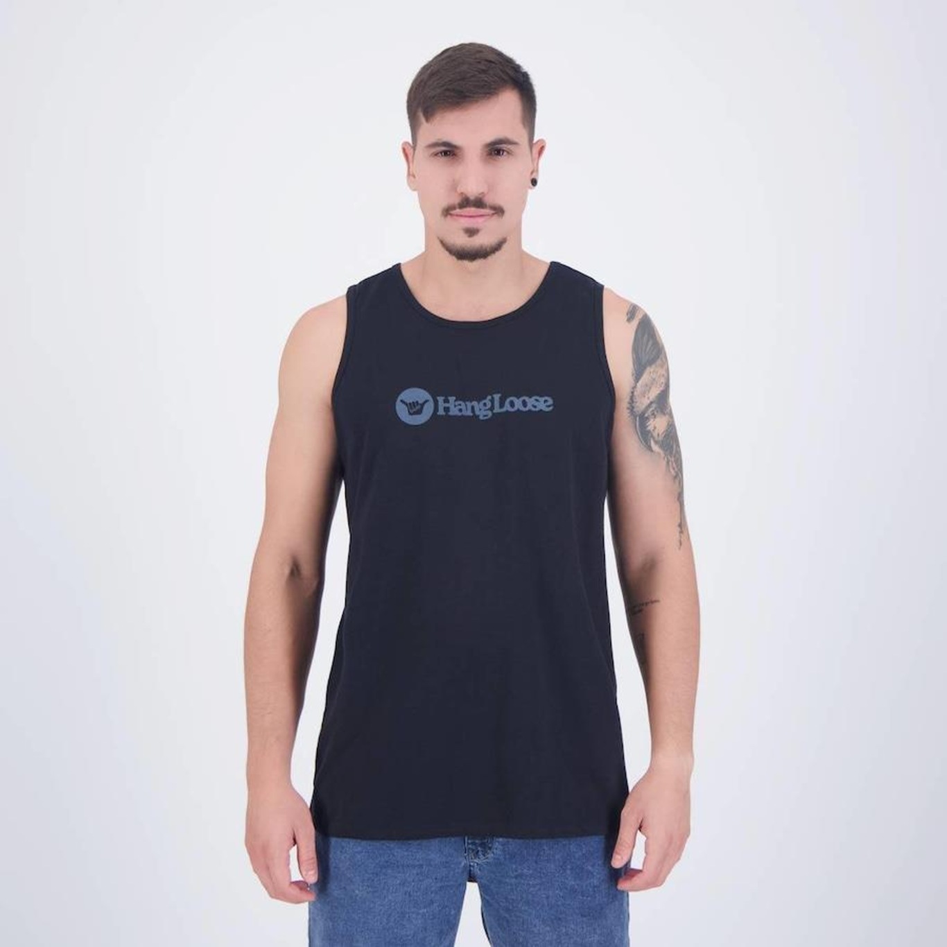 Camiseta Regata Hang Loose Typonew - Masculina - Foto 1