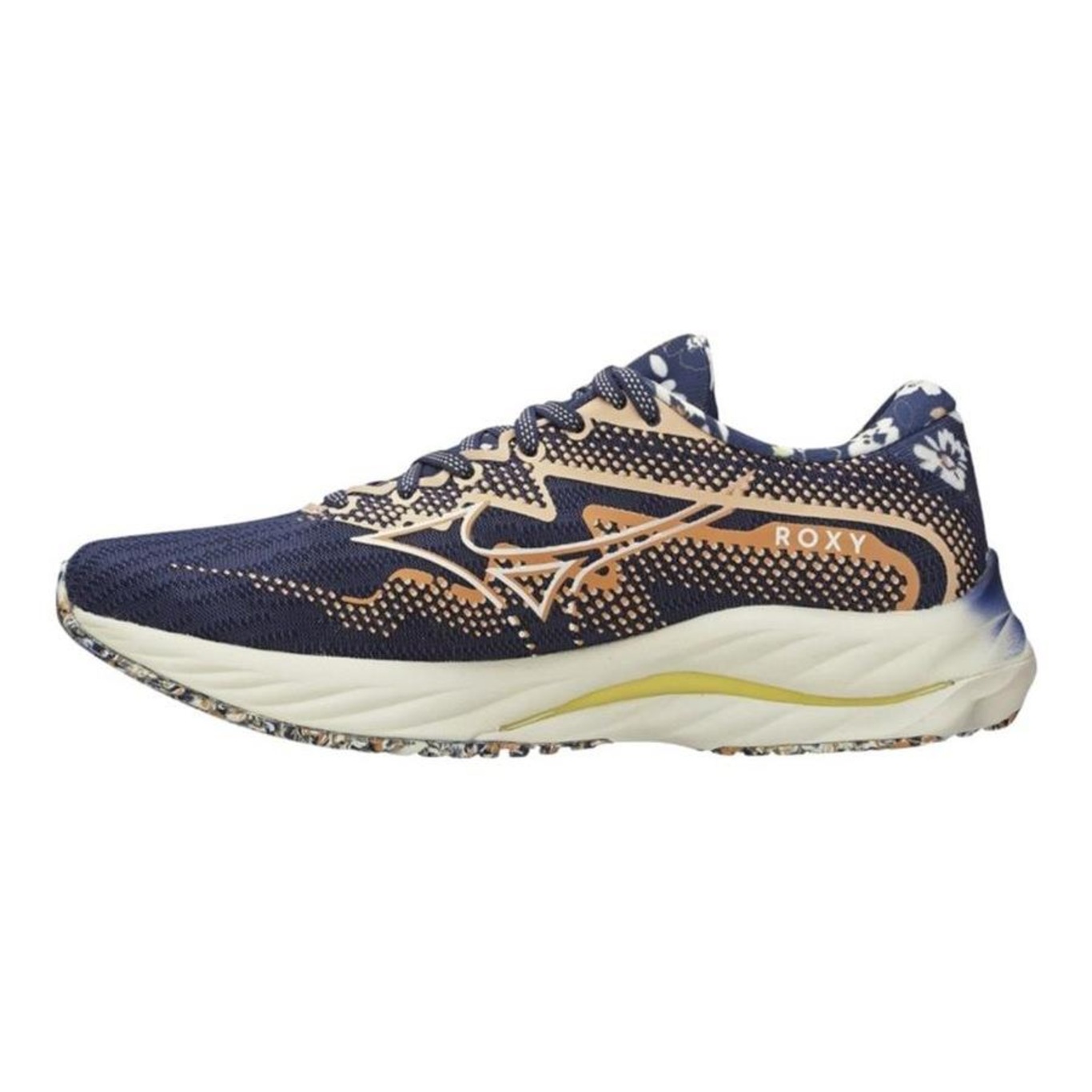 Tênis Mizuno Wave Rider 27 Roxy + Par de Meia - Feminino - Foto 4