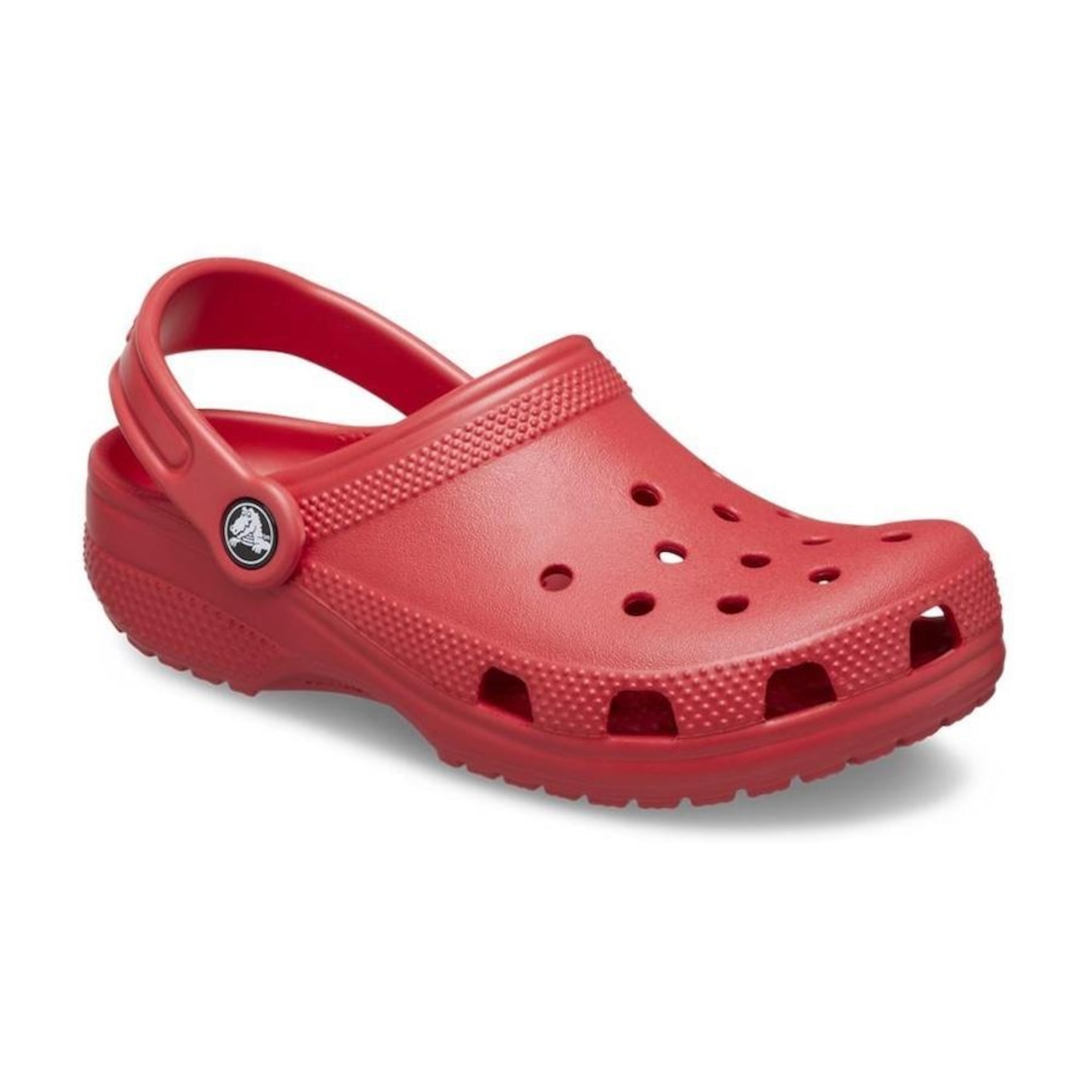 Sandália Crocs Classic Clog Varsity Red - Infantil - Foto 1