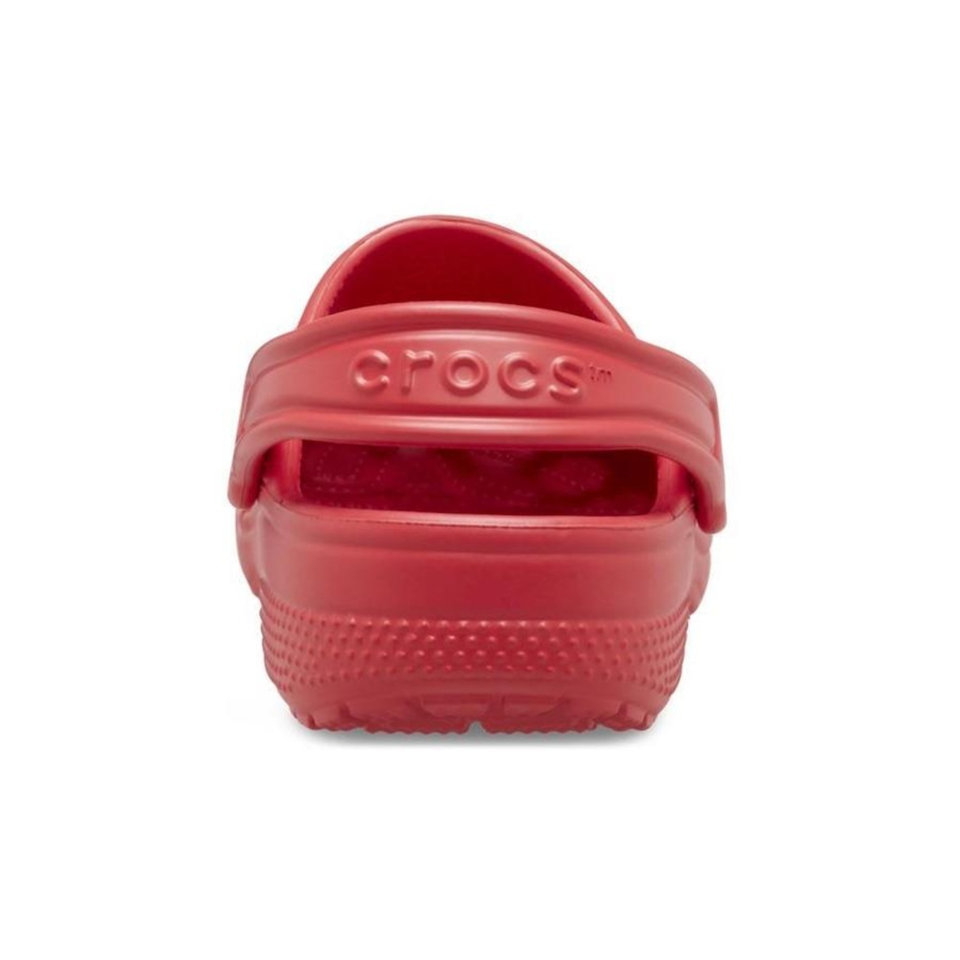 Sandália Crocs Classic Clog Varsity Red - Infantil - Foto 4