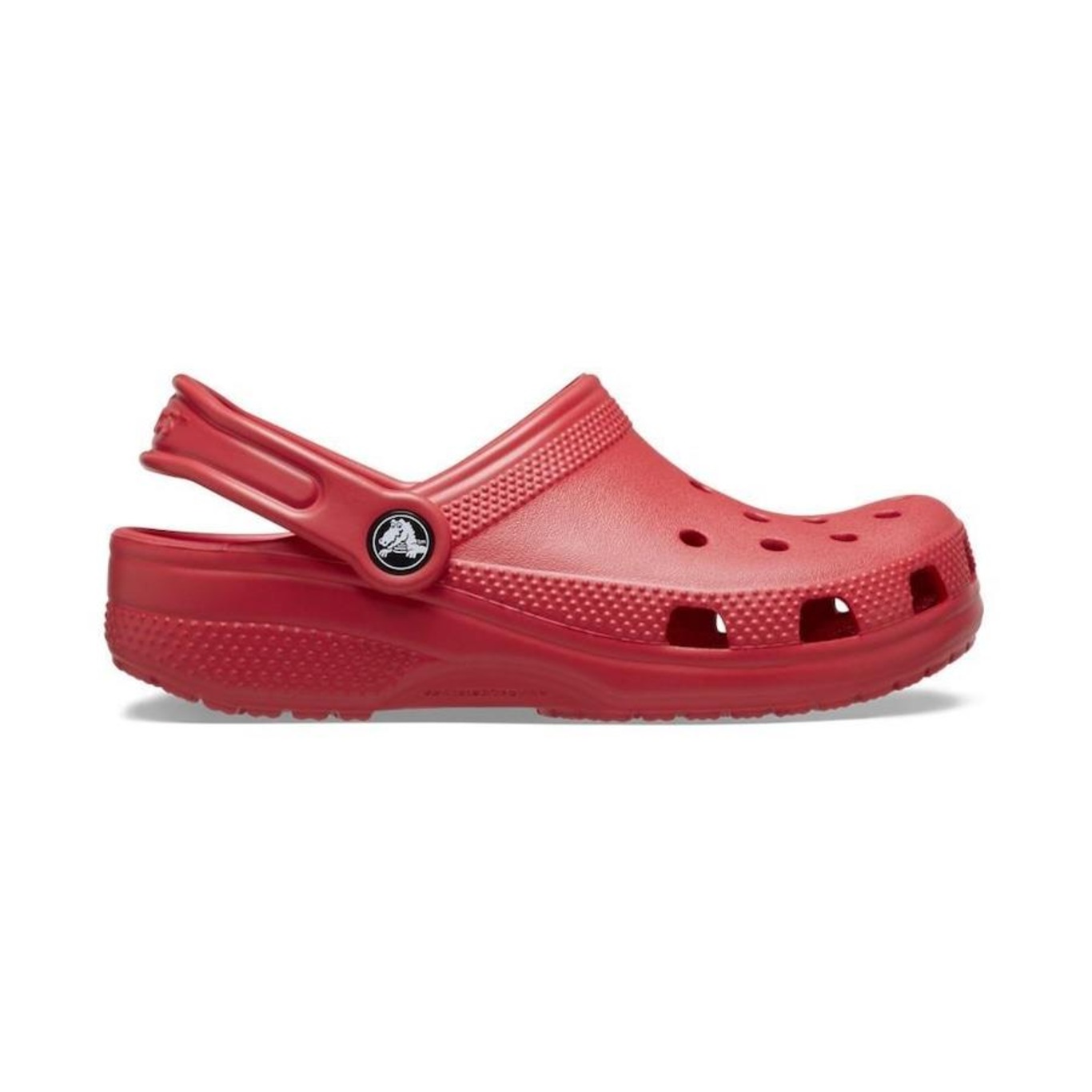 Sandália Crocs Classic Clog Varsity Red - Infantil - Foto 5