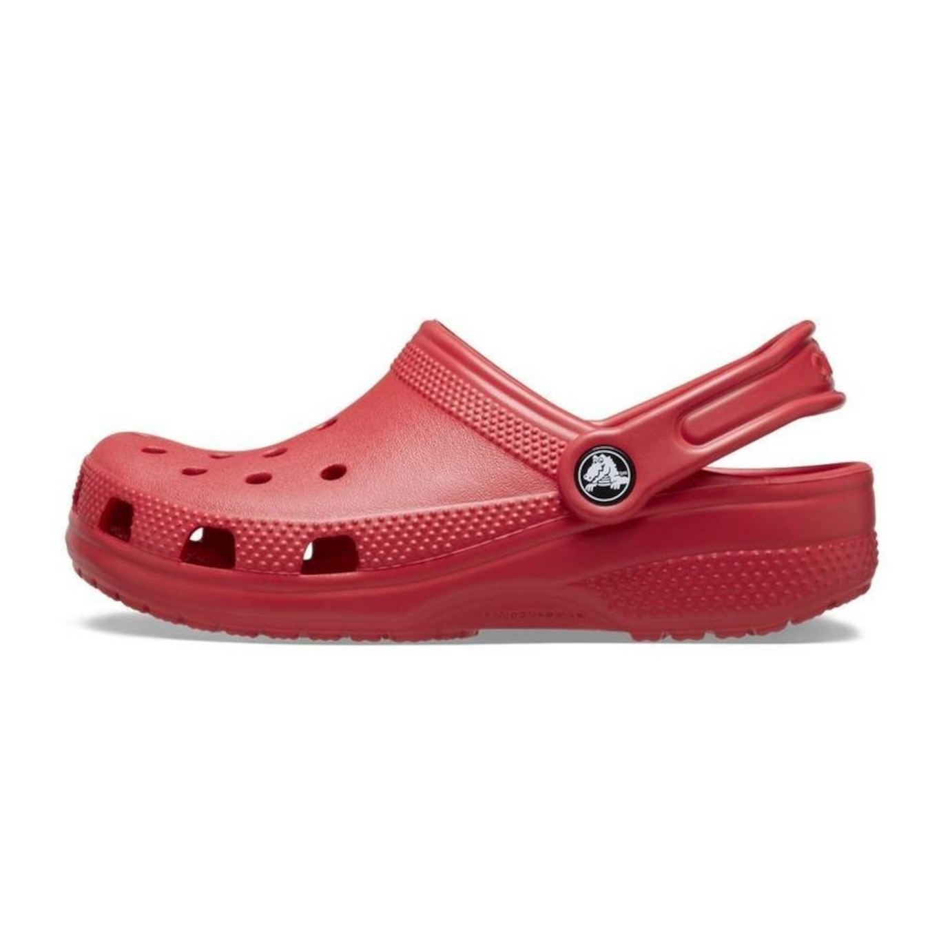 Sandália Crocs Classic Clog Varsity Red - Infantil - Foto 6