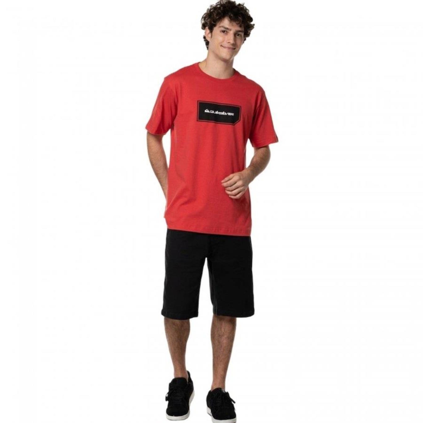 Camiseta Quiksilver Omni Shape - Masculina - Foto 4