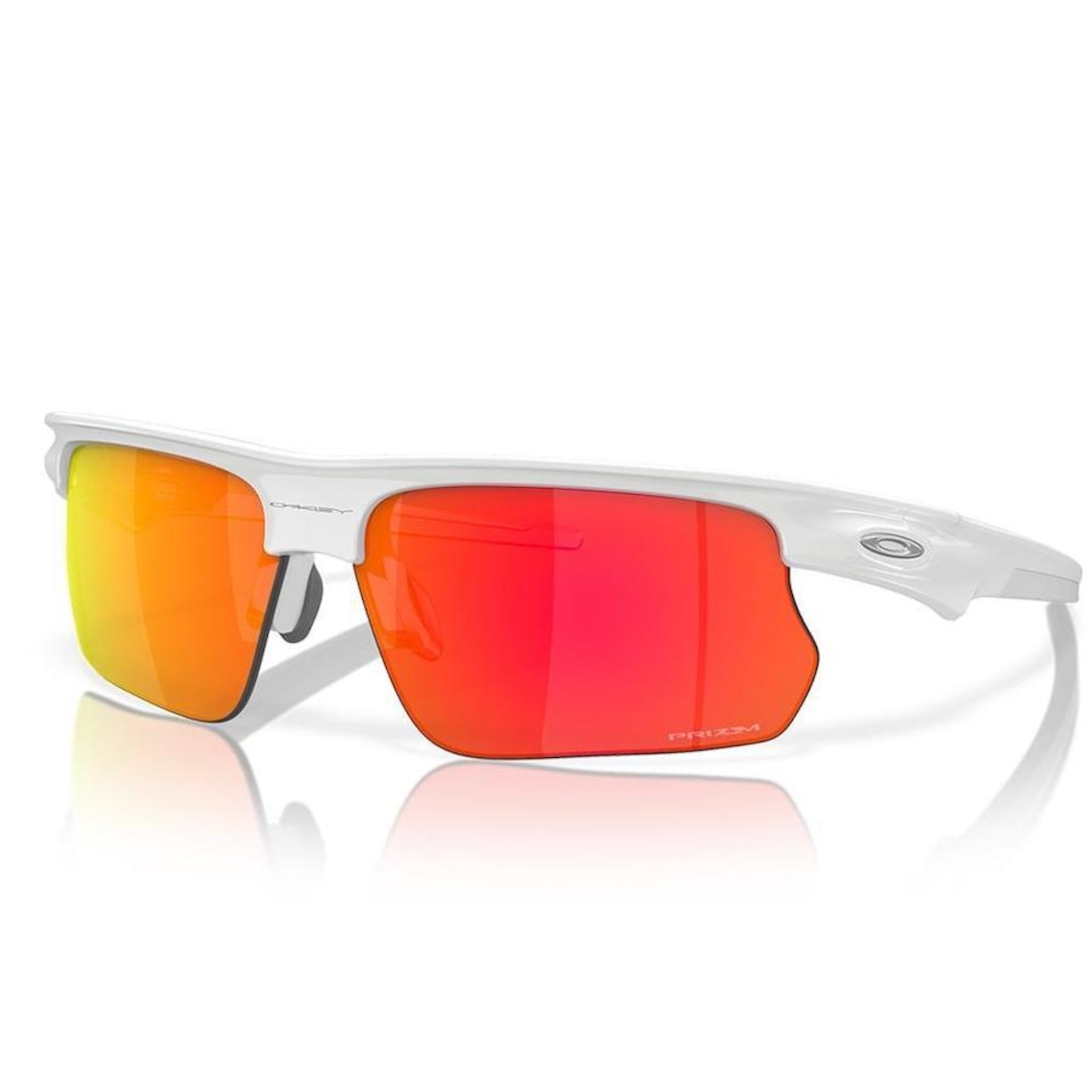 Óculos de Sol Oakley Unissex Bisphaera Polished Prizm Ruby - Foto 1