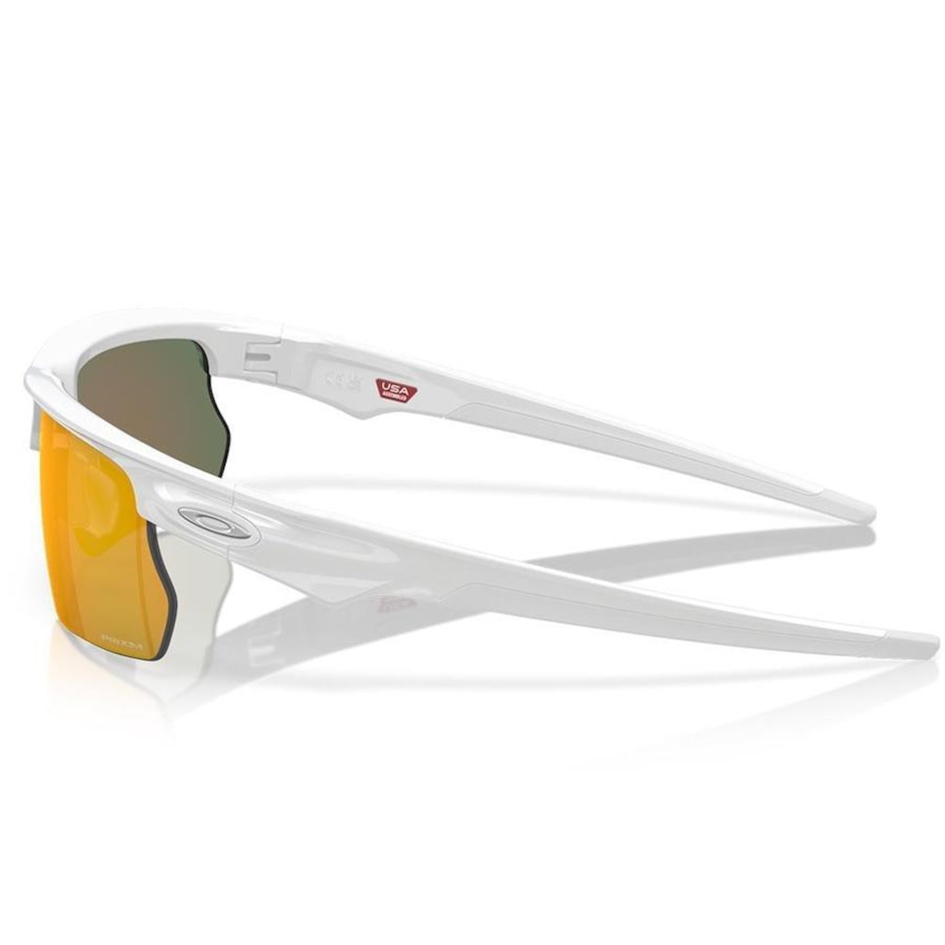 Óculos de Sol Oakley Unissex Bisphaera Polished Prizm Ruby - Foto 2