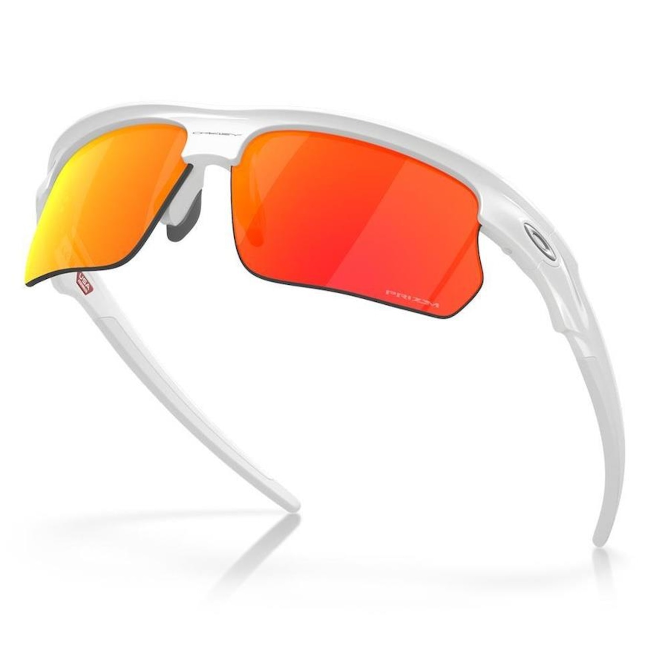 Óculos de Sol Oakley Unissex Bisphaera Polished Prizm Ruby - Foto 5