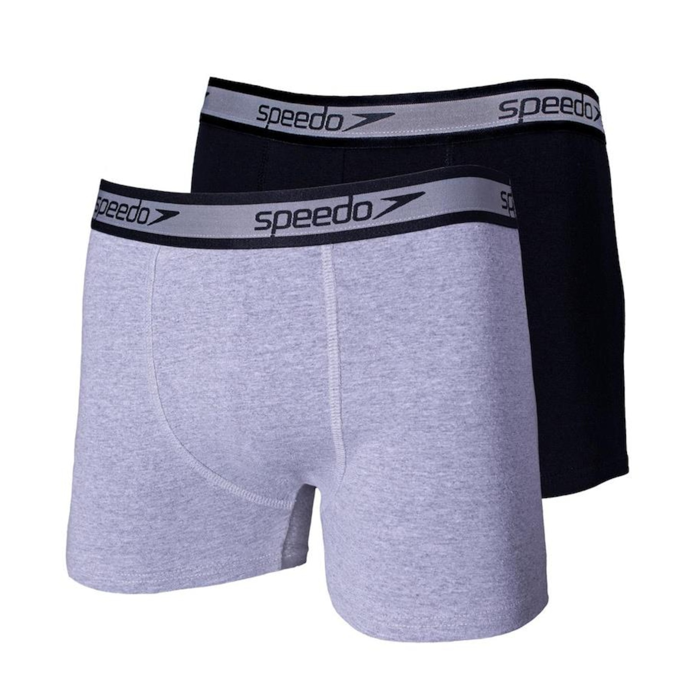 Kit de Cuecas Boxer Cotton Speedo com 2 Unidades - Adulto - Foto 2