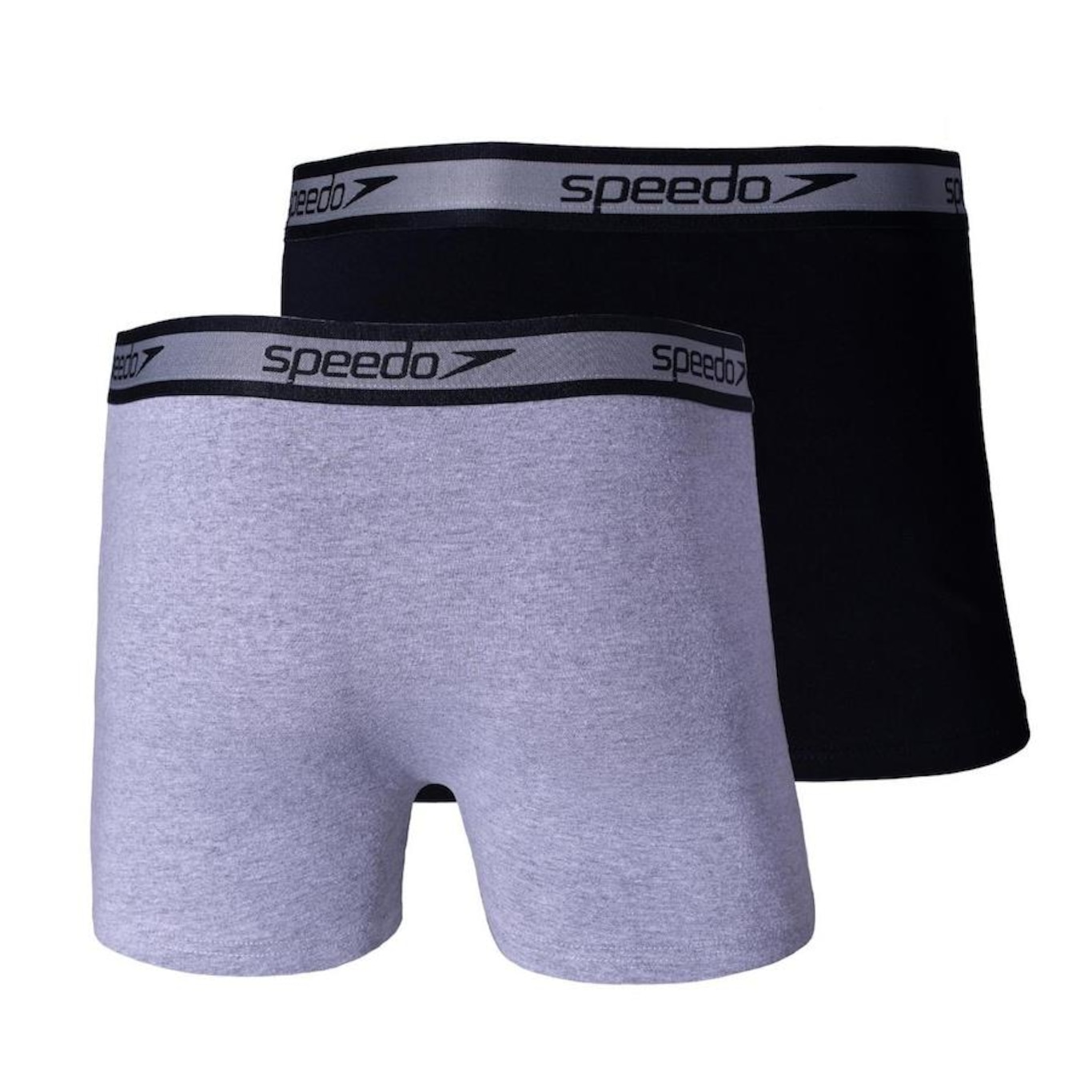 Kit de Cuecas Boxer Cotton Speedo com 2 Unidades - Adulto - Foto 3