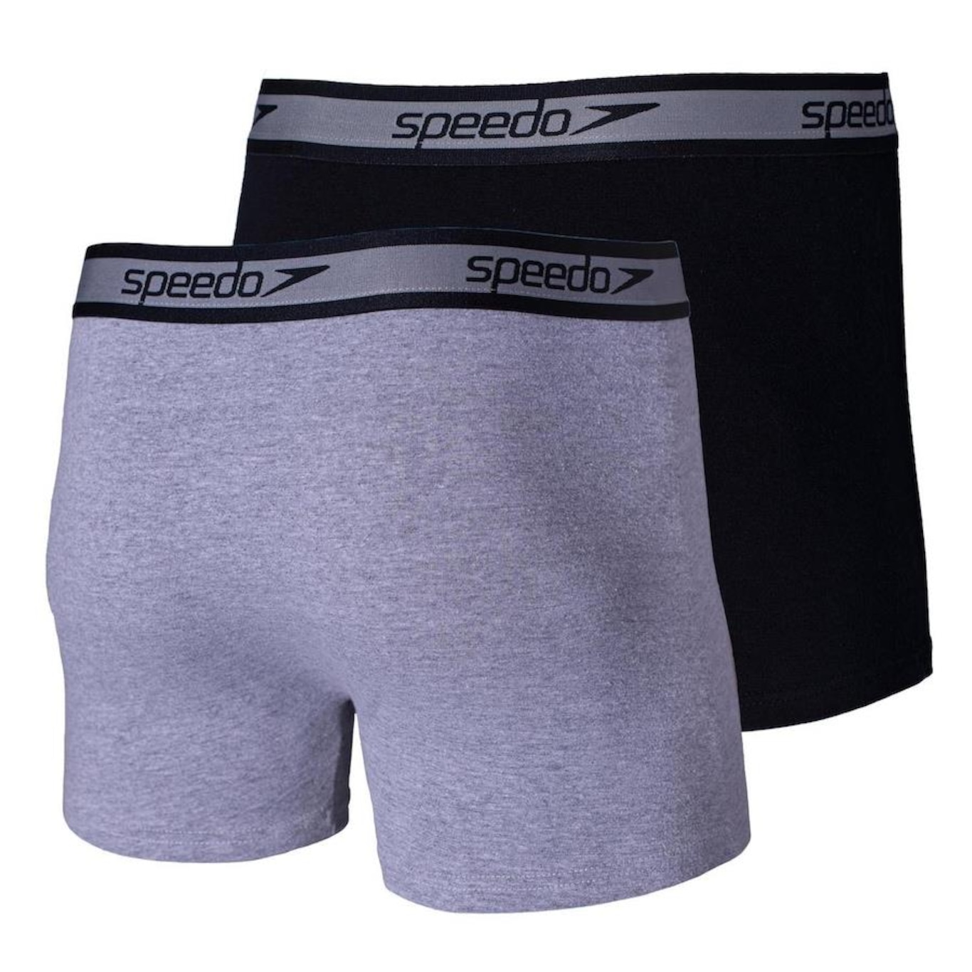 Kit de Cuecas Boxer Cotton Speedo com 2 Unidades - Adulto - Foto 4