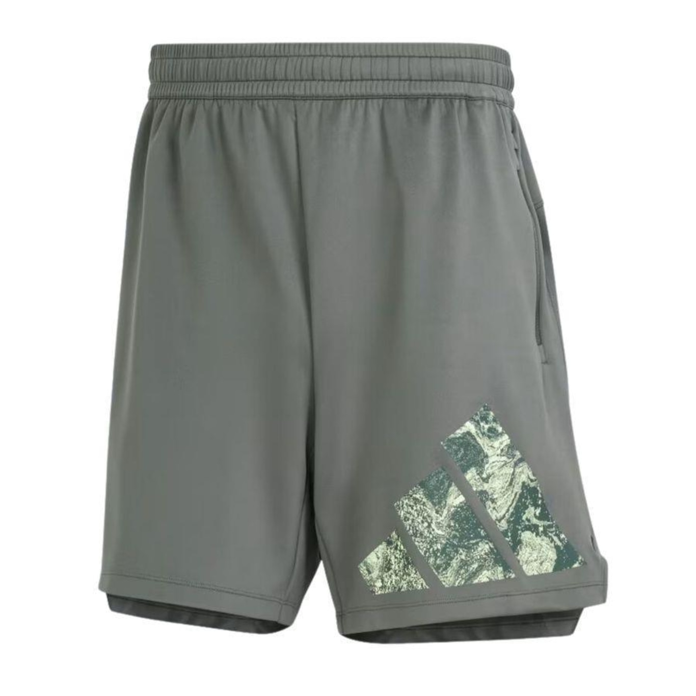 Shorts adidas Treino Logo 5P - Masculino - Foto 5